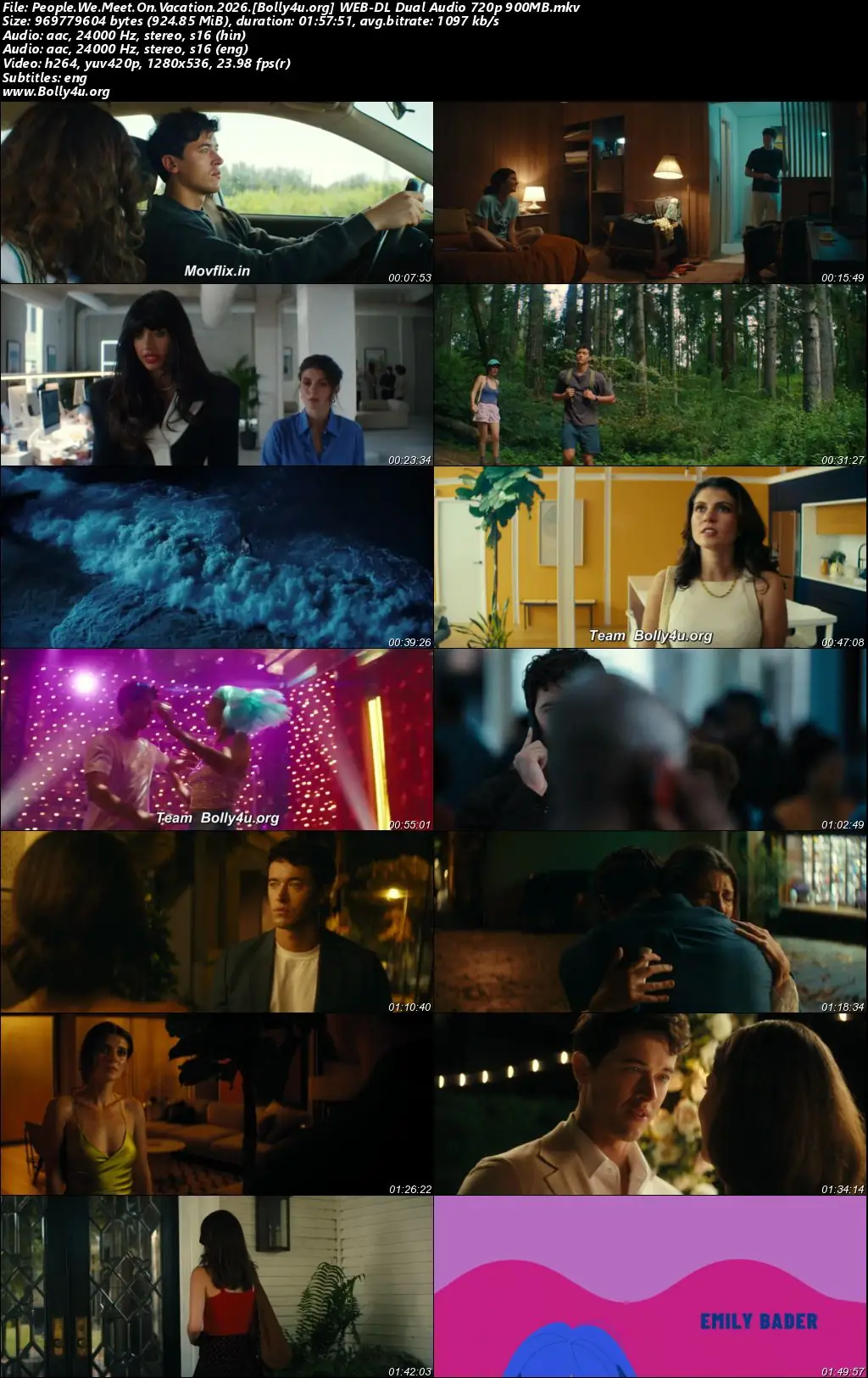 People We Meet On Vacation 2026 WEB-DL Hindi Dual Audio ORG Full Movie Download 1080p  720p  480p