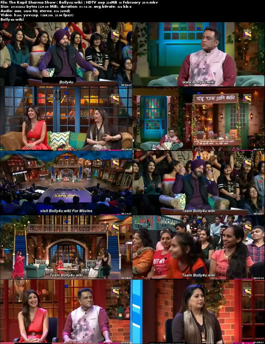 The Kapil Sharma Show HDTV 480p 250MB 10 February 2019 Download