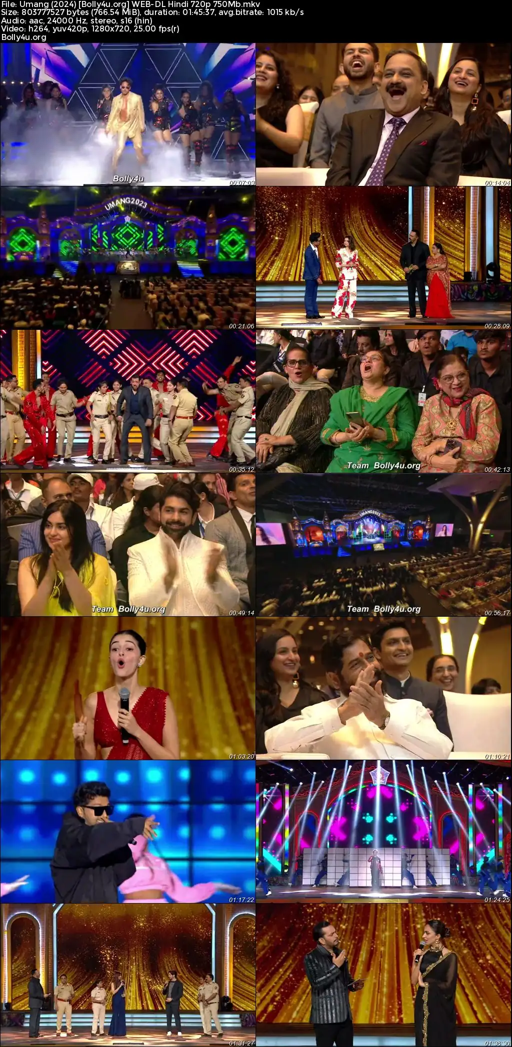 Umang 2024 Award Show 27 Jan 2024 WEB-DL 720p 480p Download