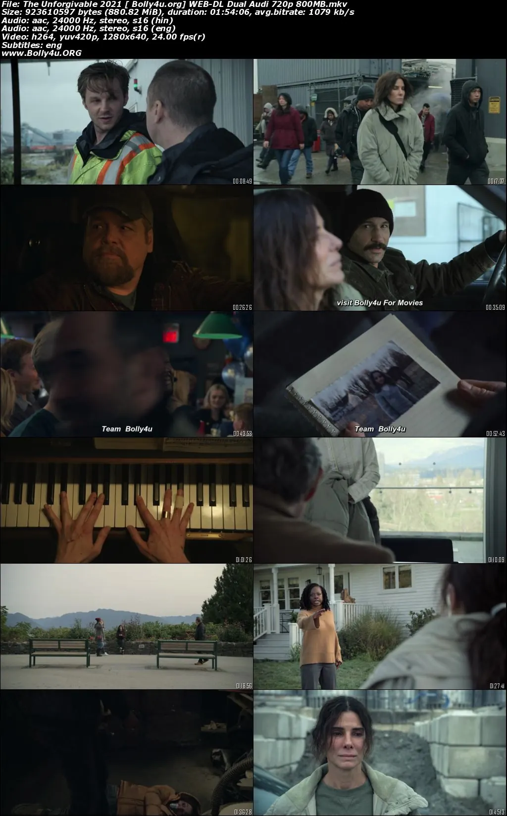 The Unforgivable 2021 WEB-DL 480p Hindi Dual Audio ORG 720p Download