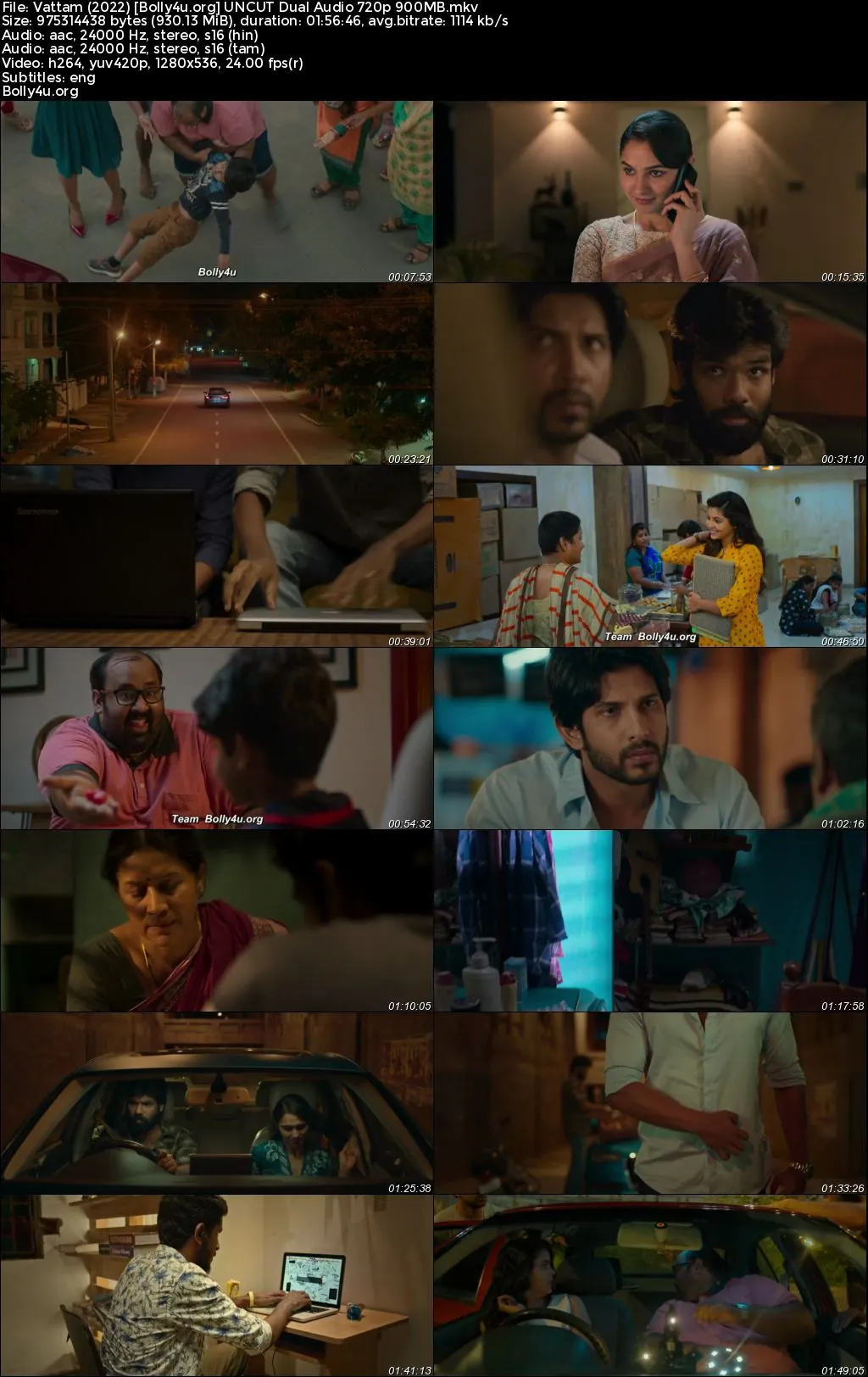 Vattam 2022 WEB-DL UNCUT Hindi Dual Audio ORG Full Movie Download 1080p  720p  480p