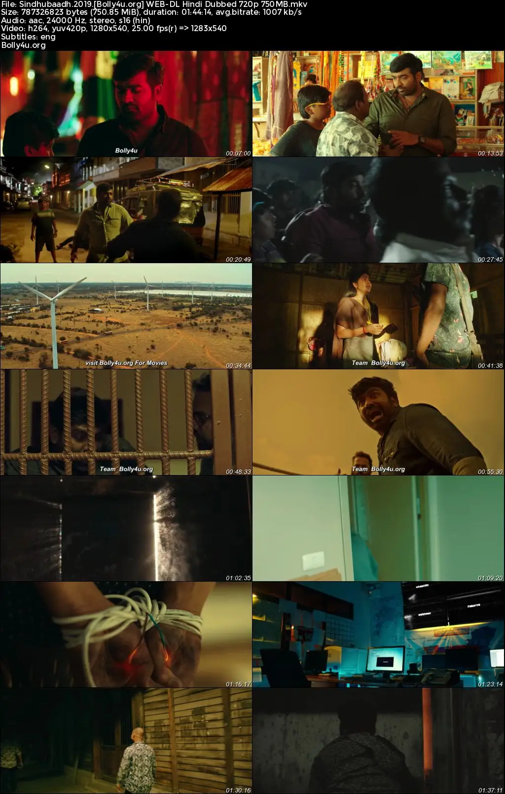 Sindhubaadh 2019 WEB-DL Hindi Dubbed ORG Full Movie Download 1080p  720p  480p