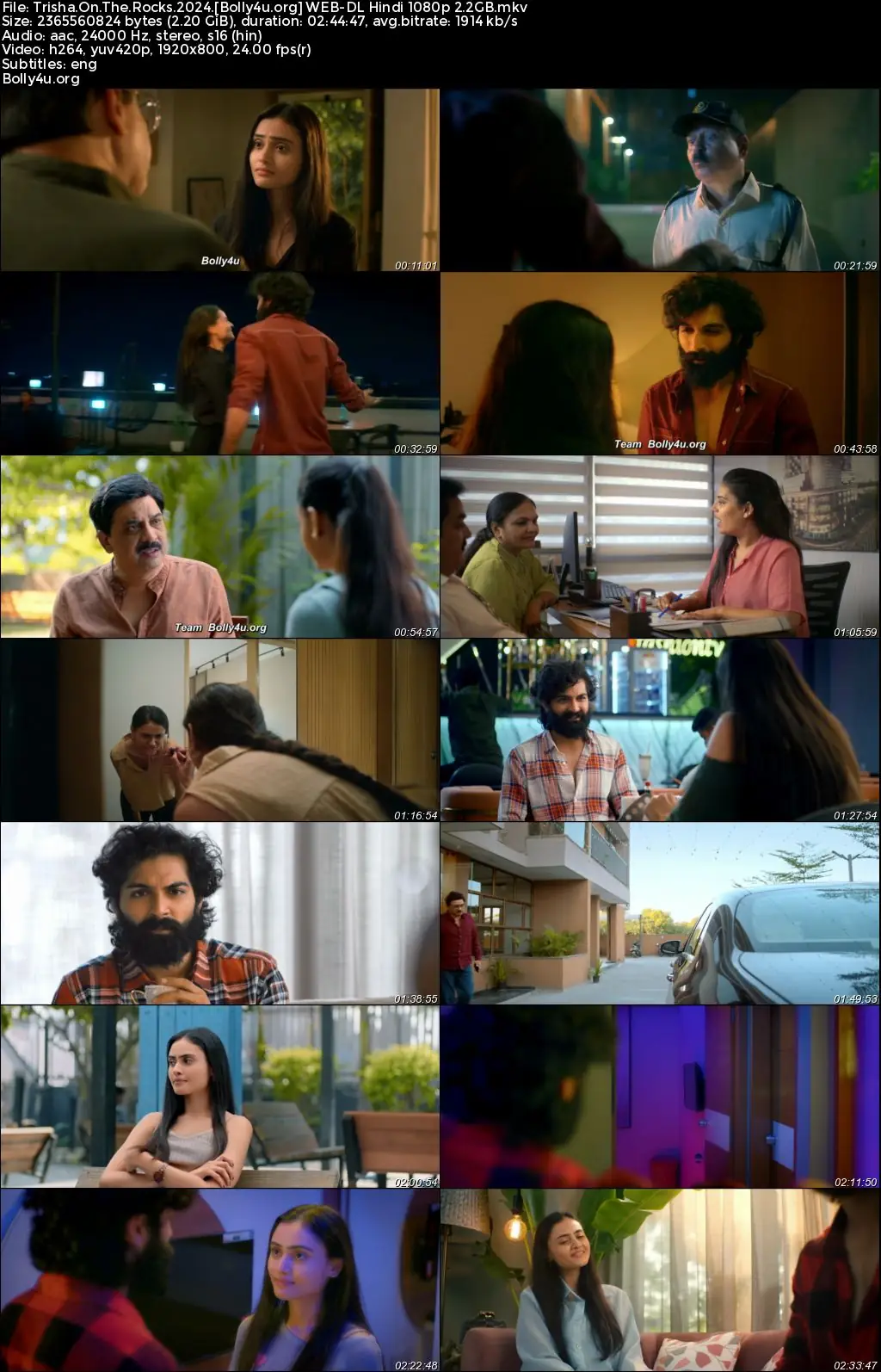 Trisha On The Rocks 2024 WEB-DL Hindi Full Movie Download 1080p  720p  480p