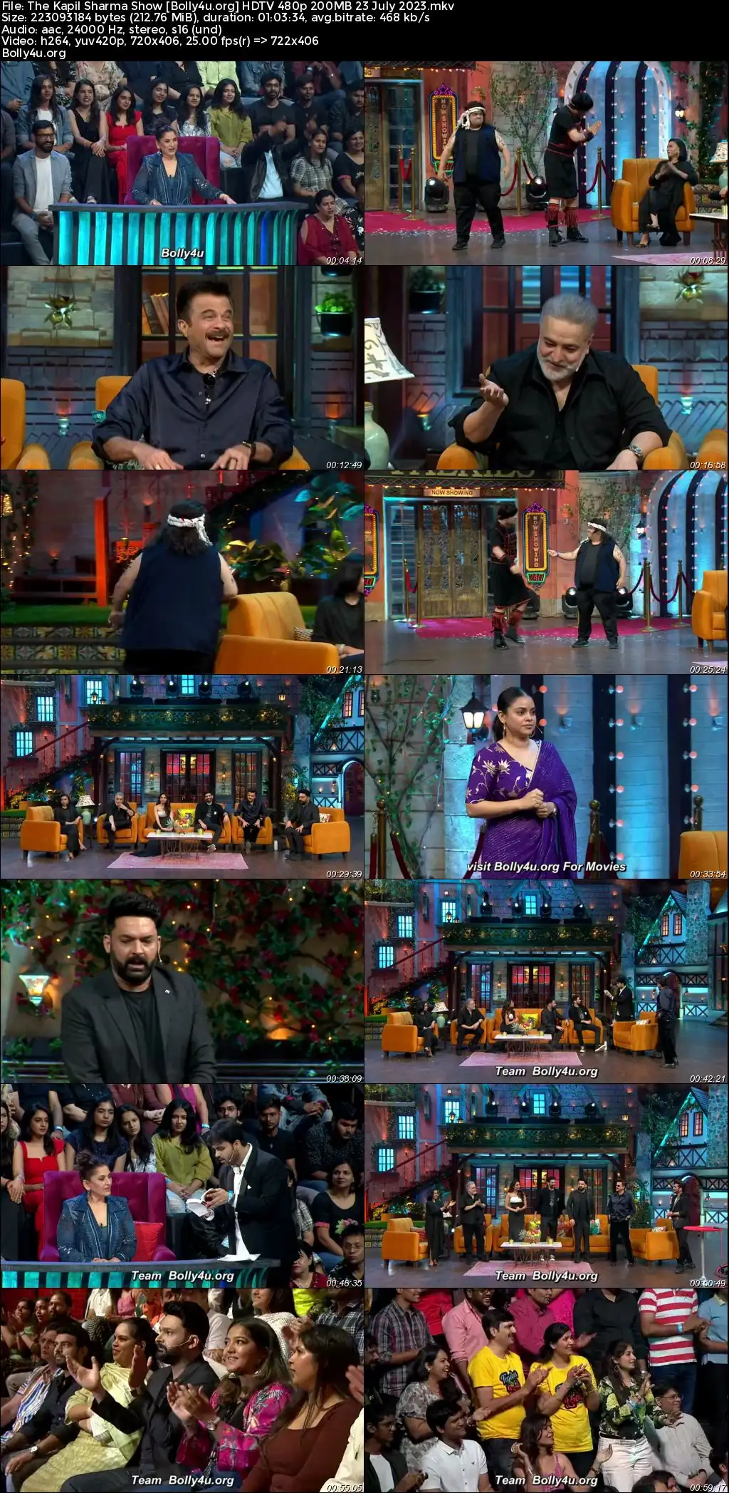 The Kapil Sharma Show HDTV 480p 200MB 23 July 2023 Download