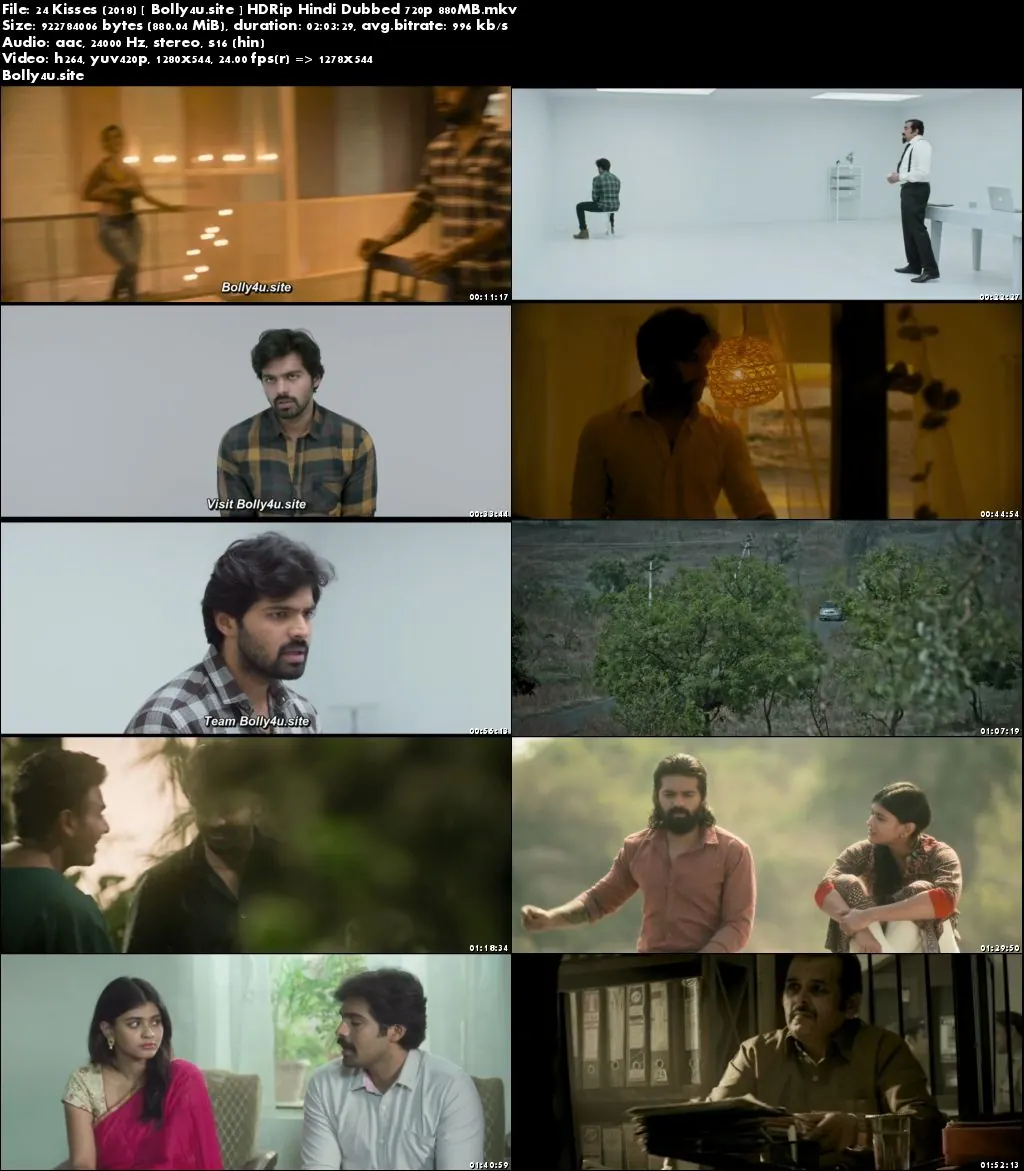 24 Kisses 2018 HDRip 850MB Hindi Dubbed 720p Download