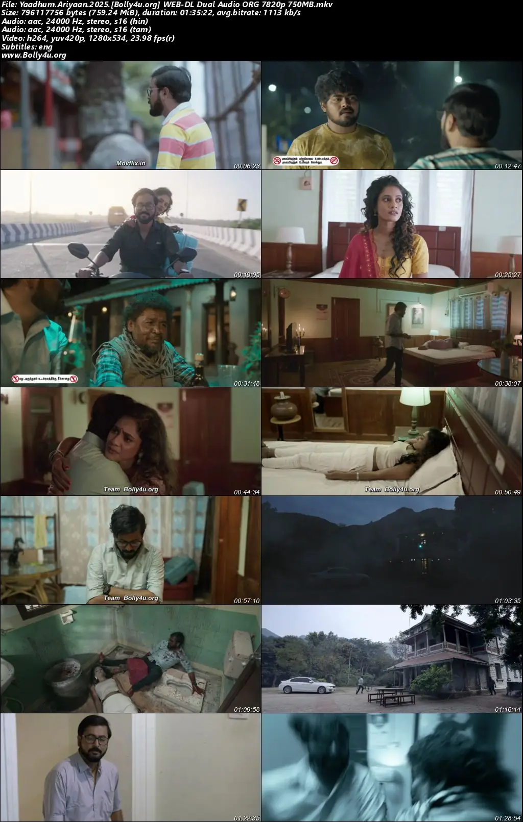 Yaadhum Ariyaan 2025 WEB-DL UNCUT Hindi Dual Audio ORG Full Movie Download 1080p  720p  480p