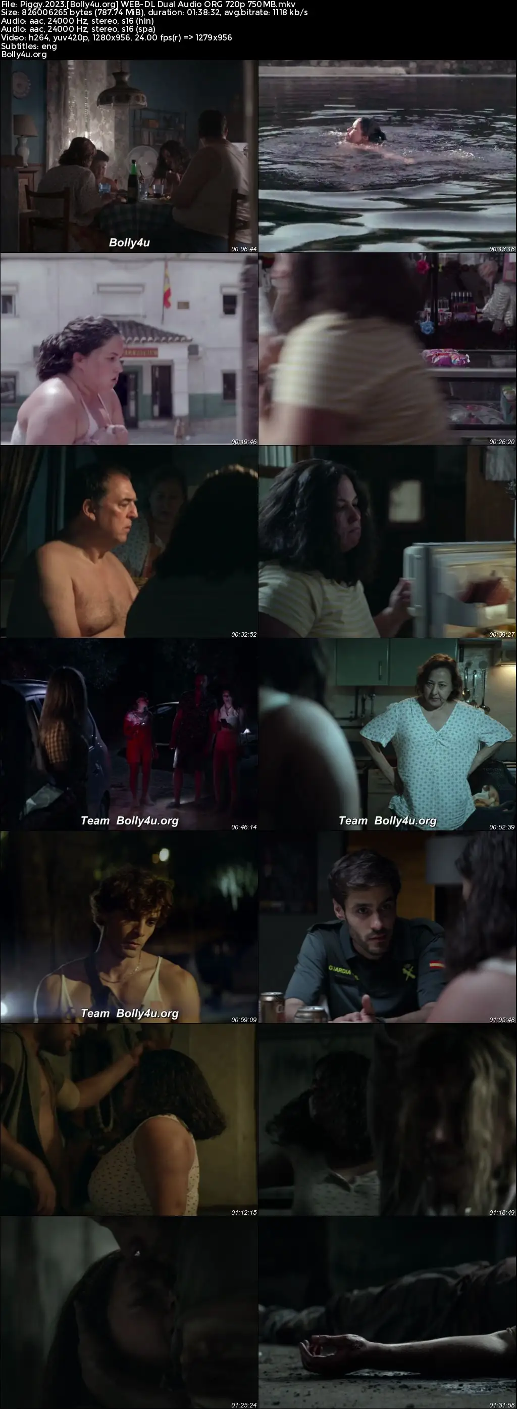 Piggy 2023 WEB-DL Hindi Dual Audio ORG Full Movie Download 1080p  720p  480p