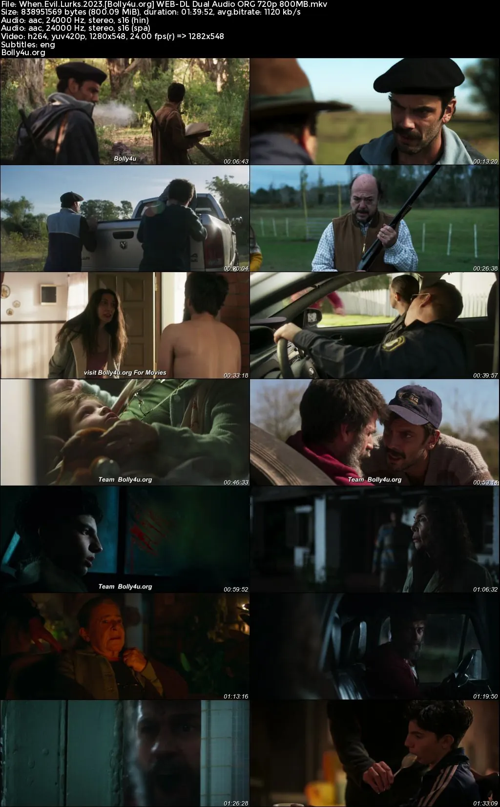 When Evil Lurks 2023 WEB-DL Hindi Dual Audio ORG Full Movie Download 1080p  720p  480p