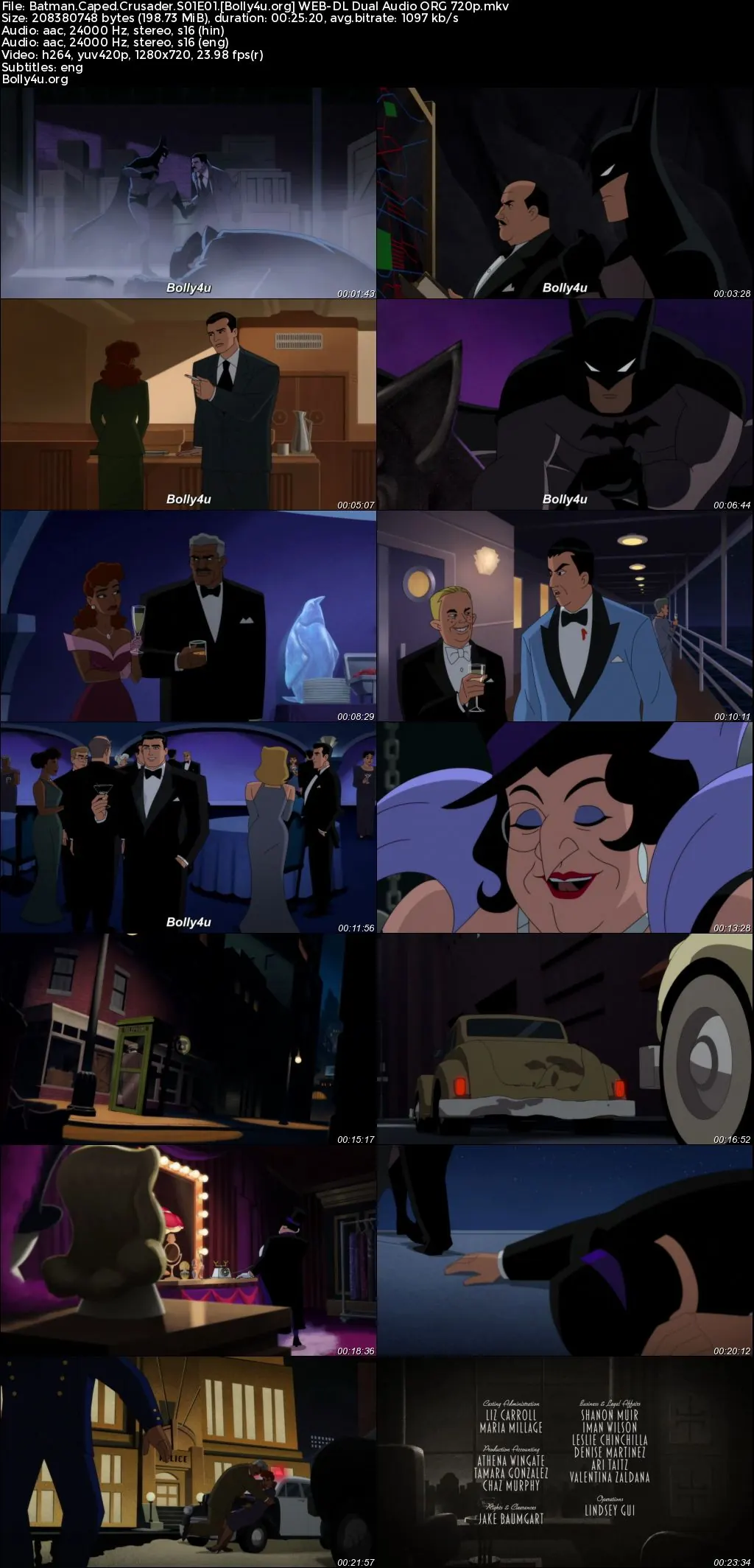 Batman Caped Crusader 2024 WEB-DL Hindi Dual Audio ORG S01 Complete Download 720p  480p