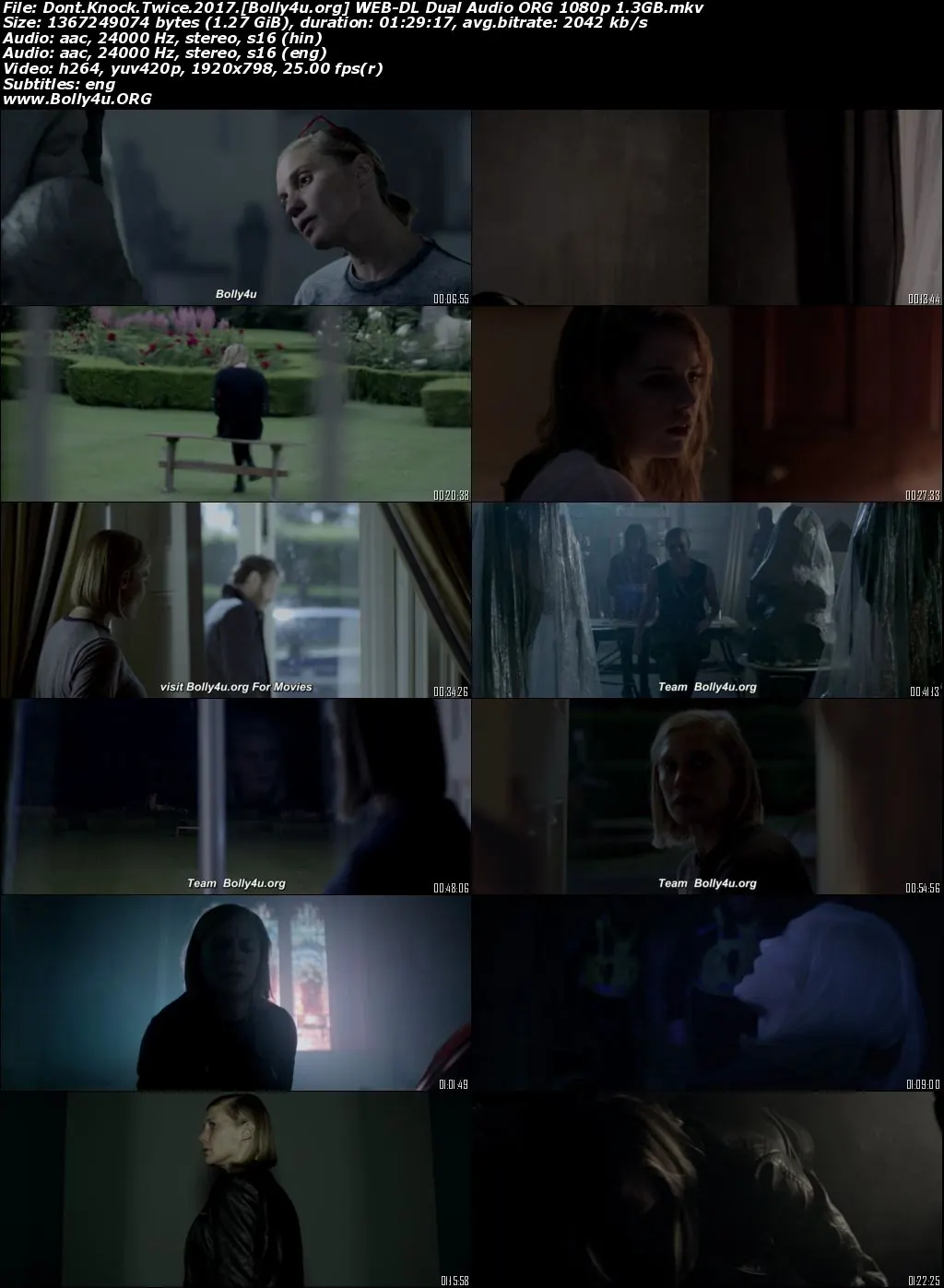 Dont Knock Twice 2017 WEB-DL Hindi Dual Audio ORG Full Movie Download 1080p  720p  480p