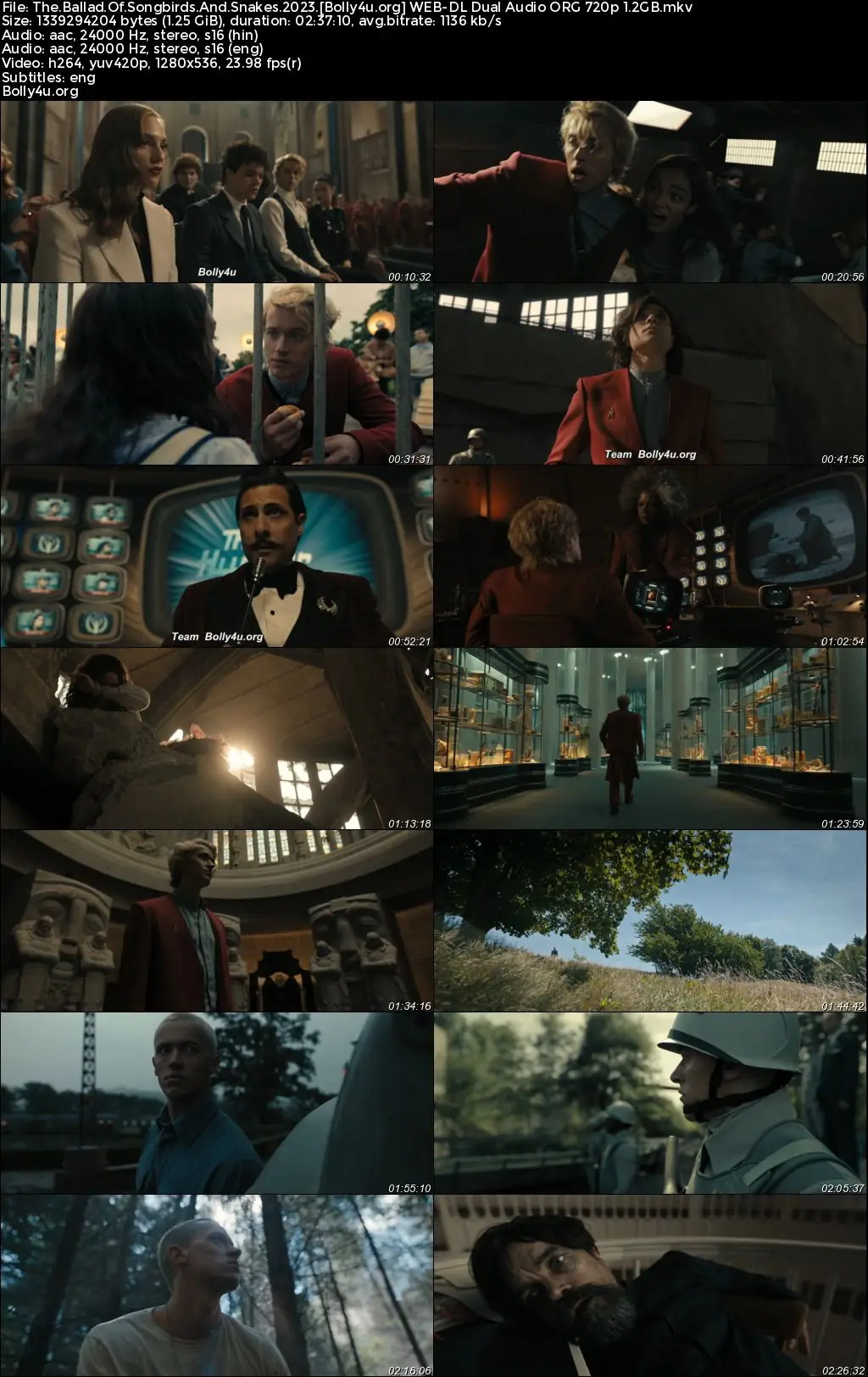 The Hunger Games 2023 WEB-DL Hindi Dual Audio ORG Full Movie Download 1080p  720p  480p