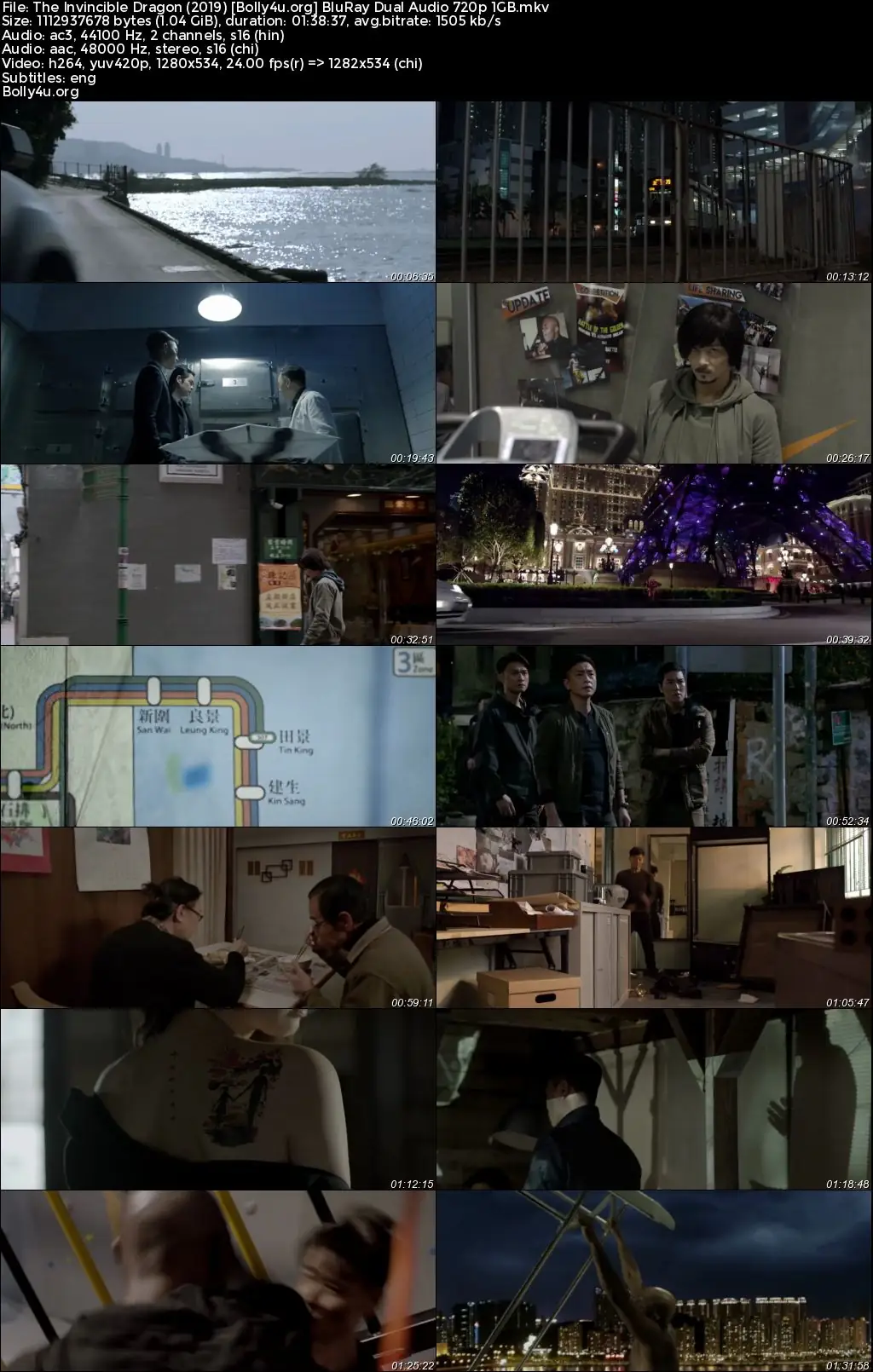The Invincible Dragon 2019 BluRay Hindi Dual Audio Full Movie Download 720p  480p