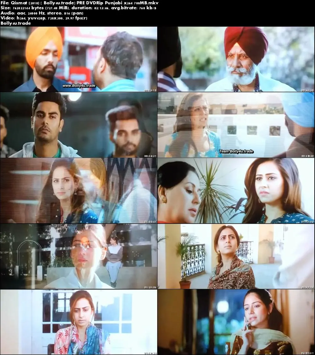Qismat 2018 Pre DVDRip 700MB Full Punjabi Movie Download x264 Qismat 2018 Pre DVDRip 700MB Full Punjabi Movie Download x264