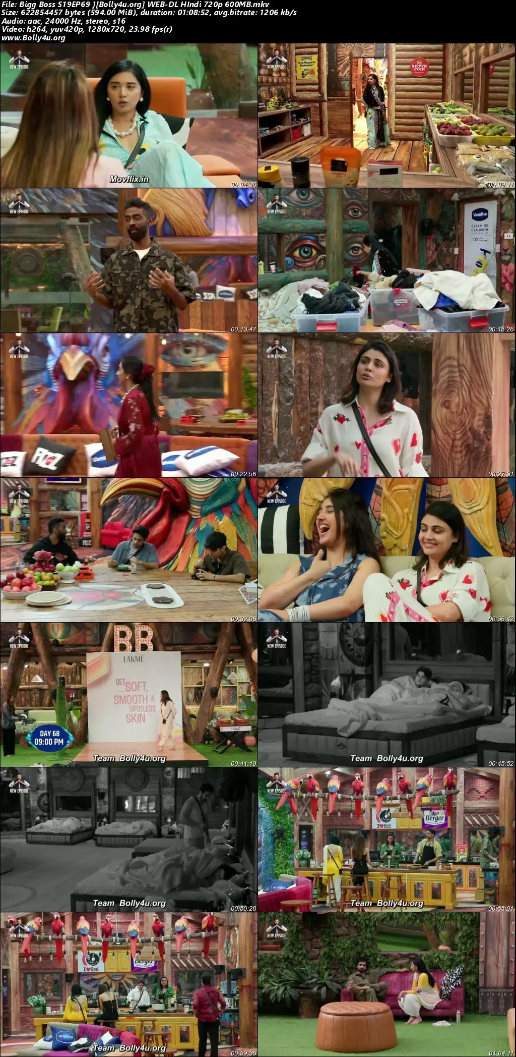 Bigg Boss 2025 WEB-DL Hindi S19EP69 Download 720p  480p