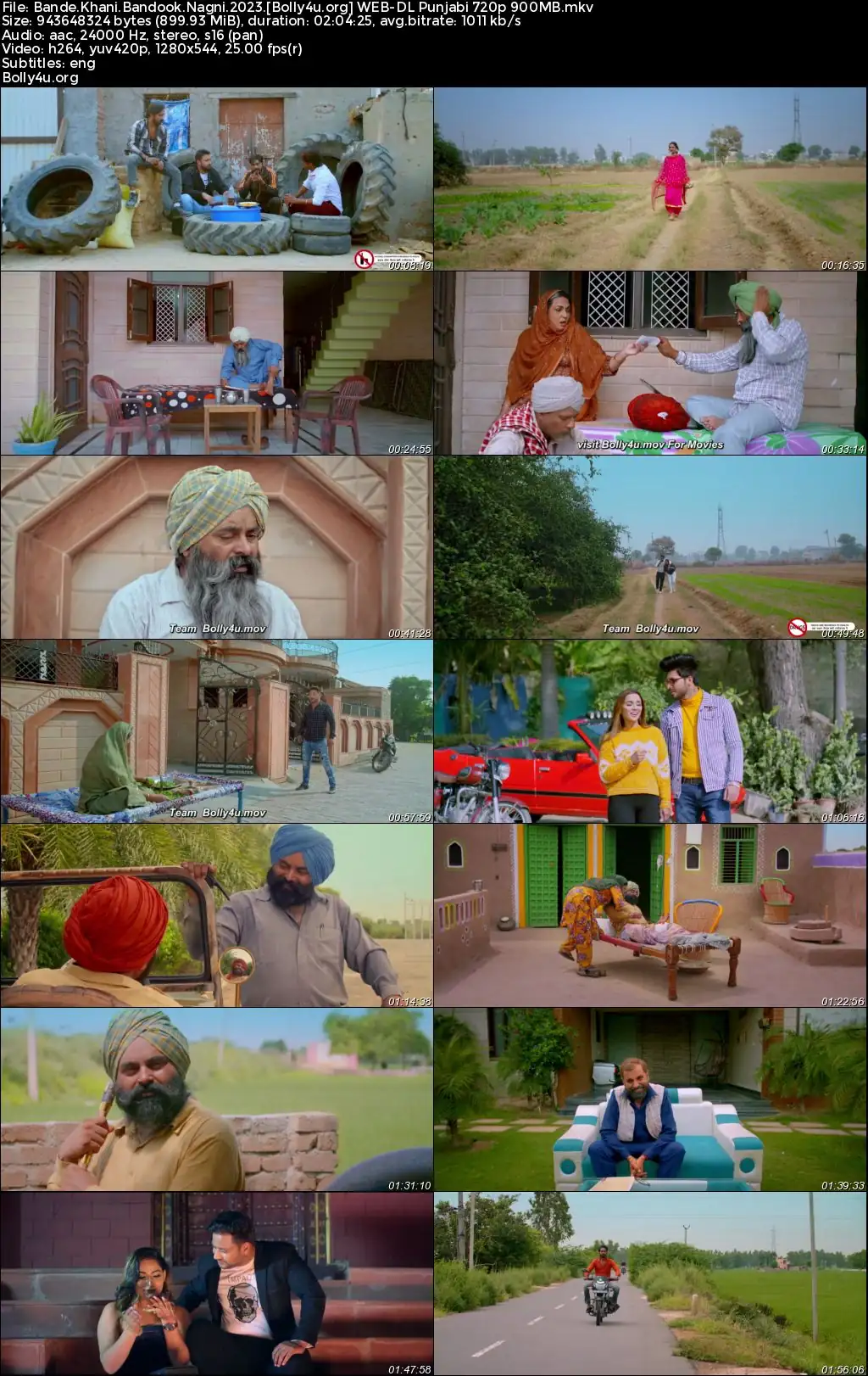 Bande Khani Bandook Nagni 2023 WEB-DL Punjabi Full Movie Download 1080p  720p  480p