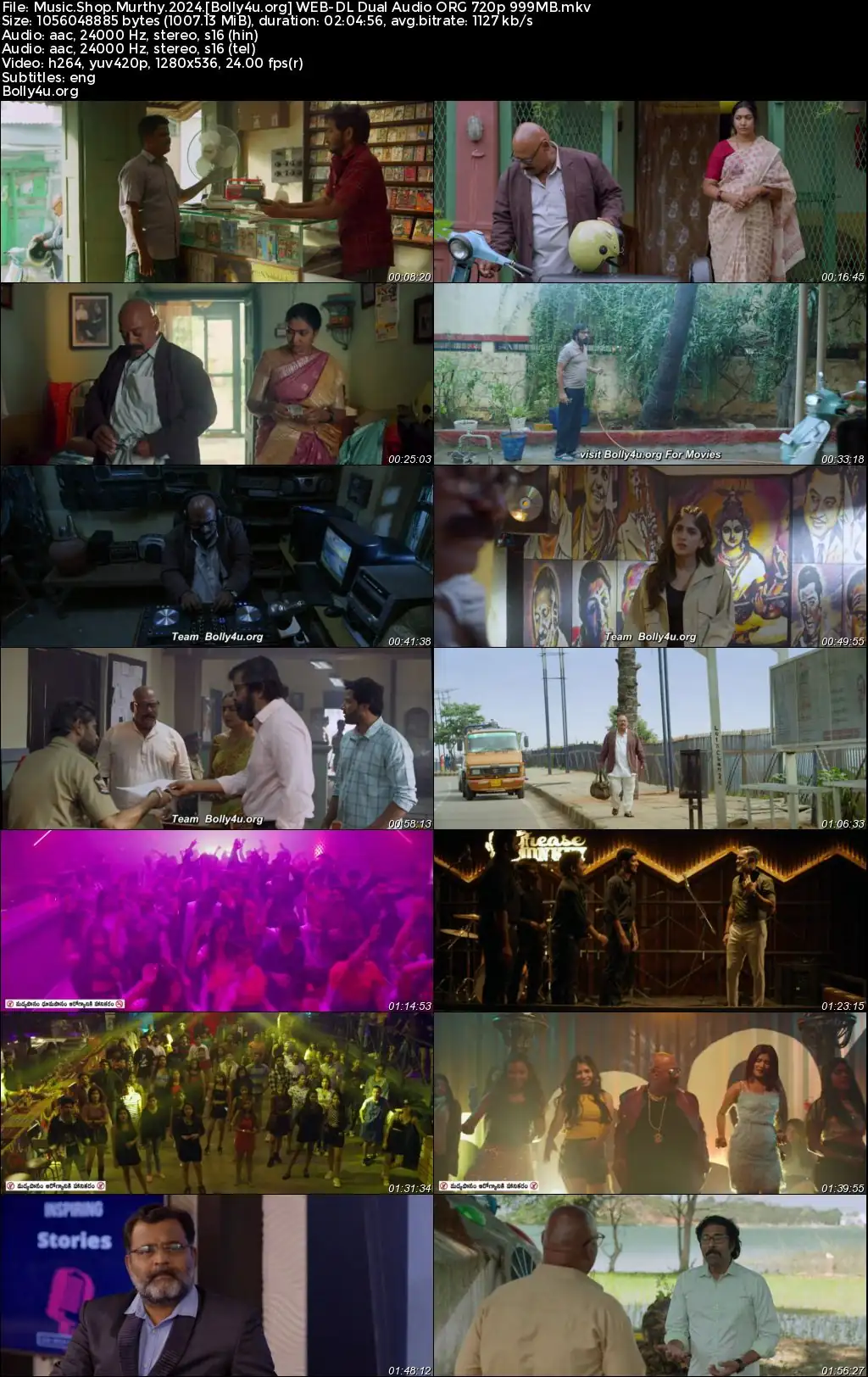 Music Shop Murthy 2024 WEB-DL UNCUT Hindi Dual Audio ORG Full Movie Download 1080p  720p  480p