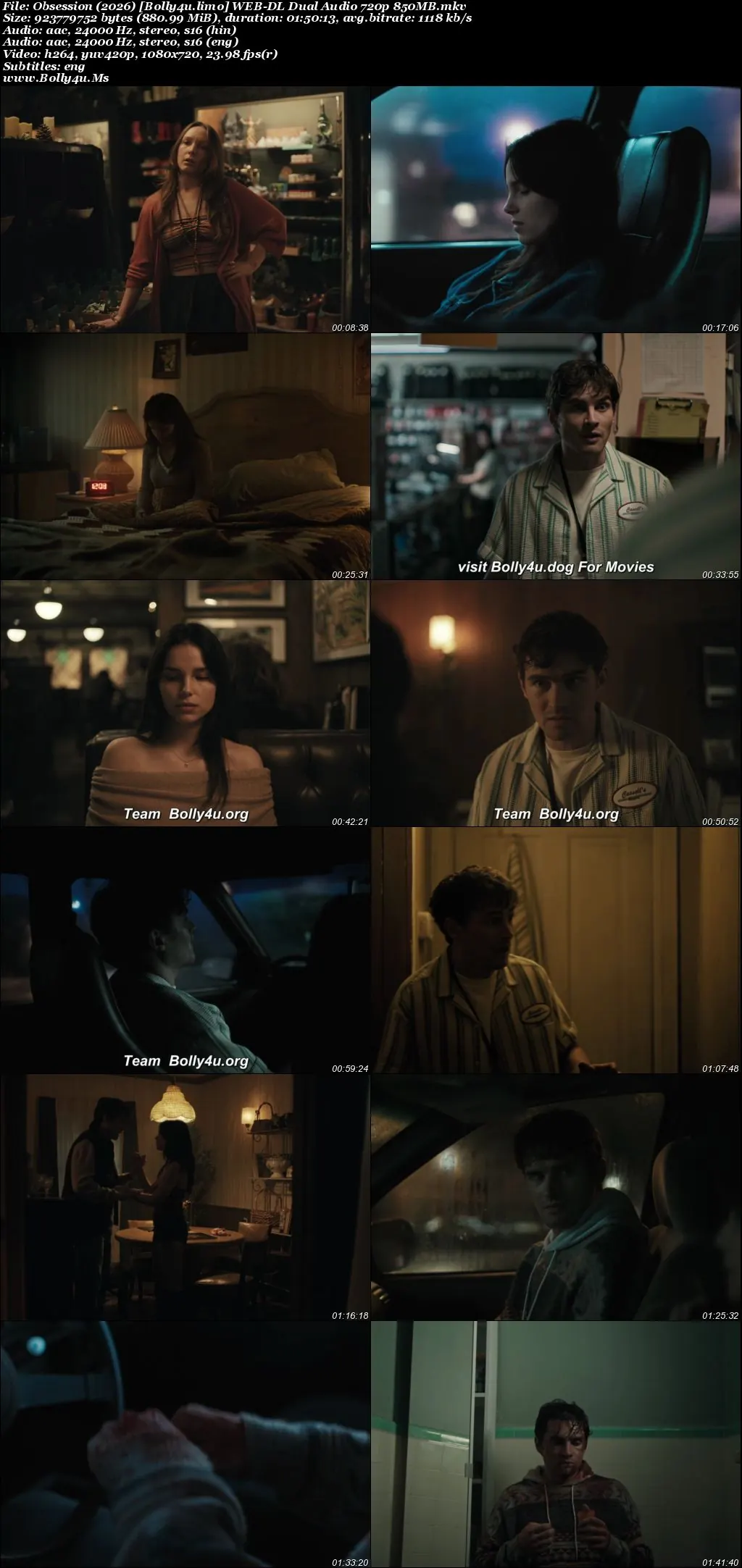 Obsession 2026 WEB-DL Hindi Dual Audio ORG Full Movie Download 1080p  720p  480p