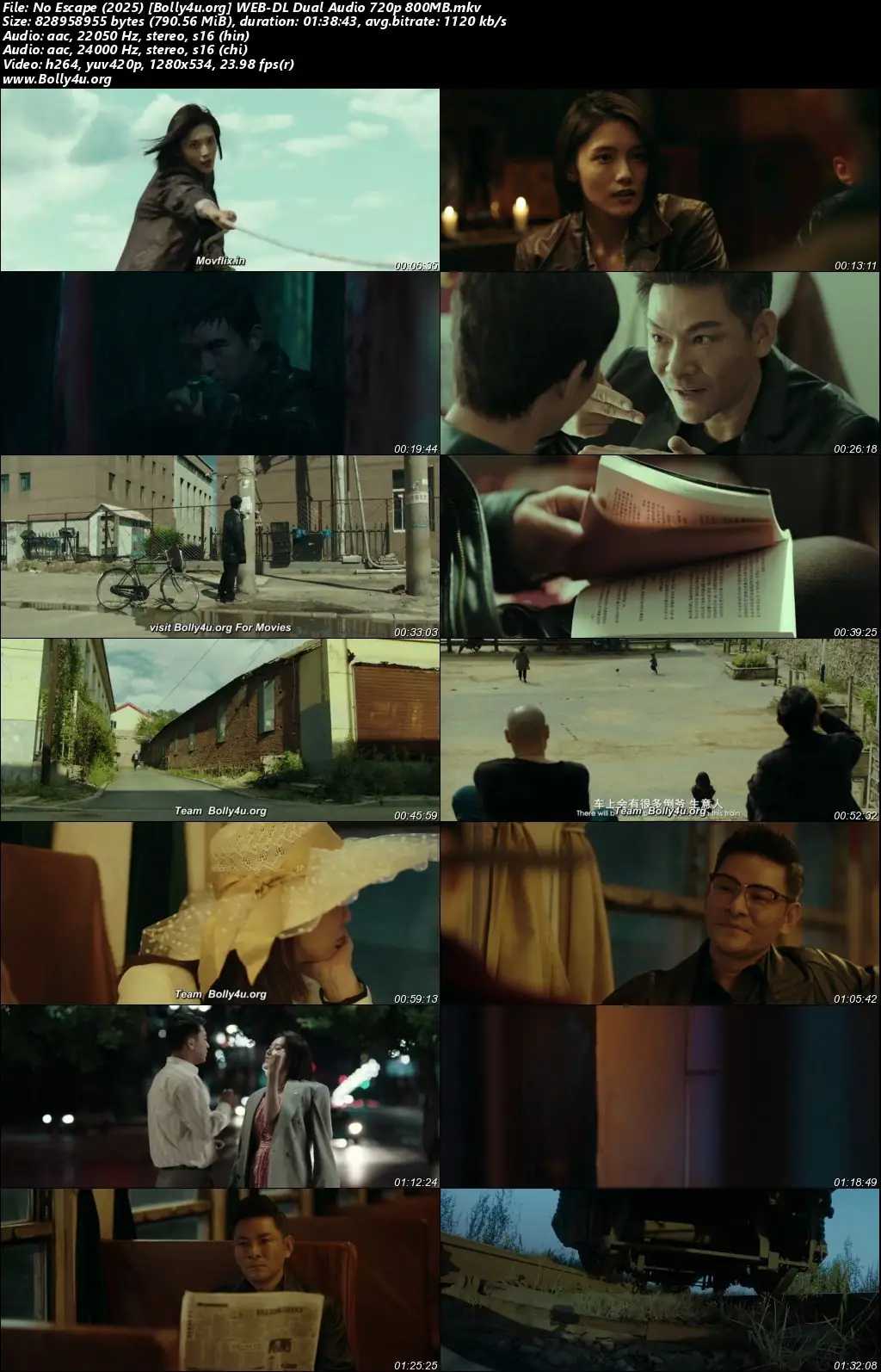 No Escape 2025 WEB-DL Hindi Dual Audio ORG Full Movie Download 1080p  720p  480p