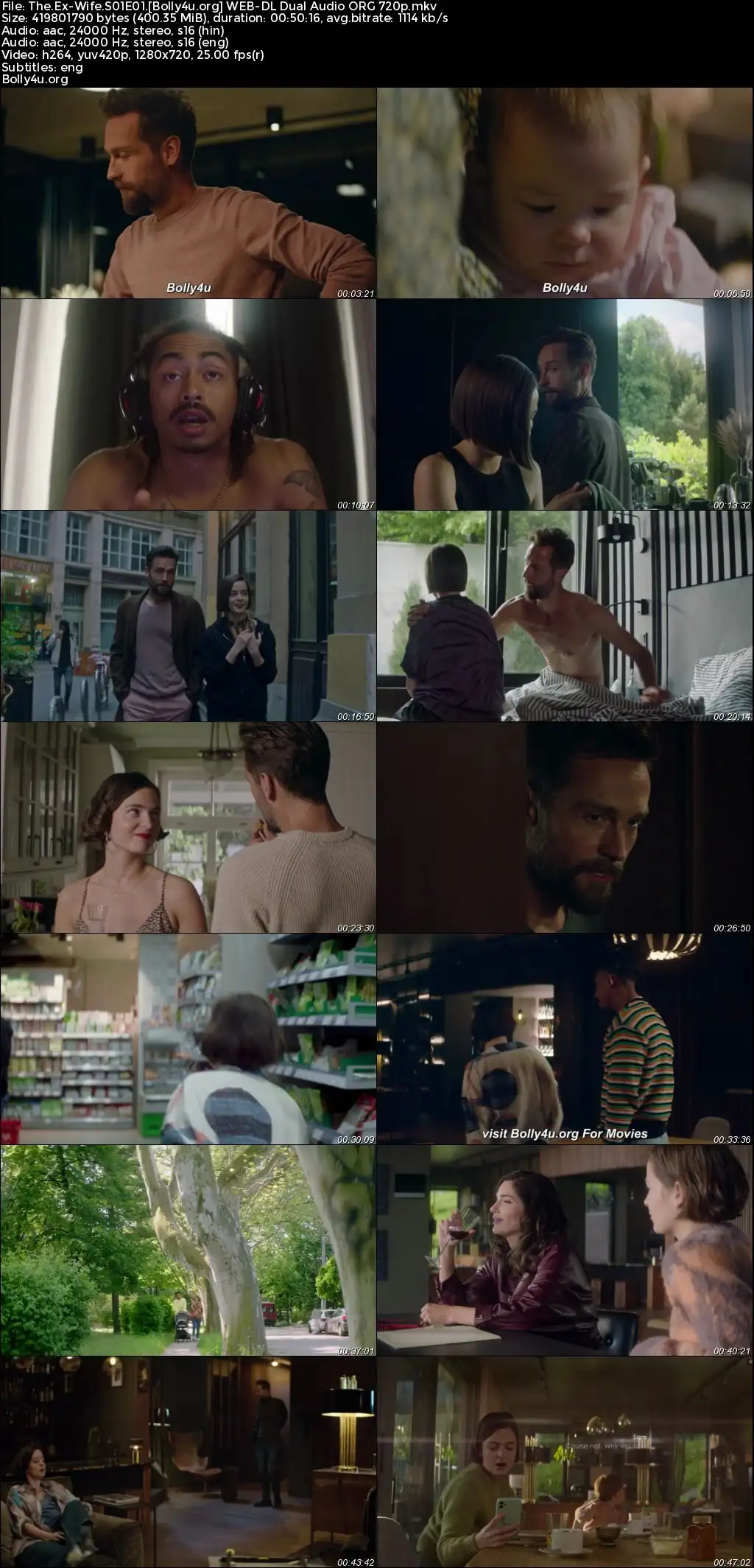 The Ex-Wife 2024 WEB-DL Hindi Dual Audio ORG S01 Complete Download 720p  480p