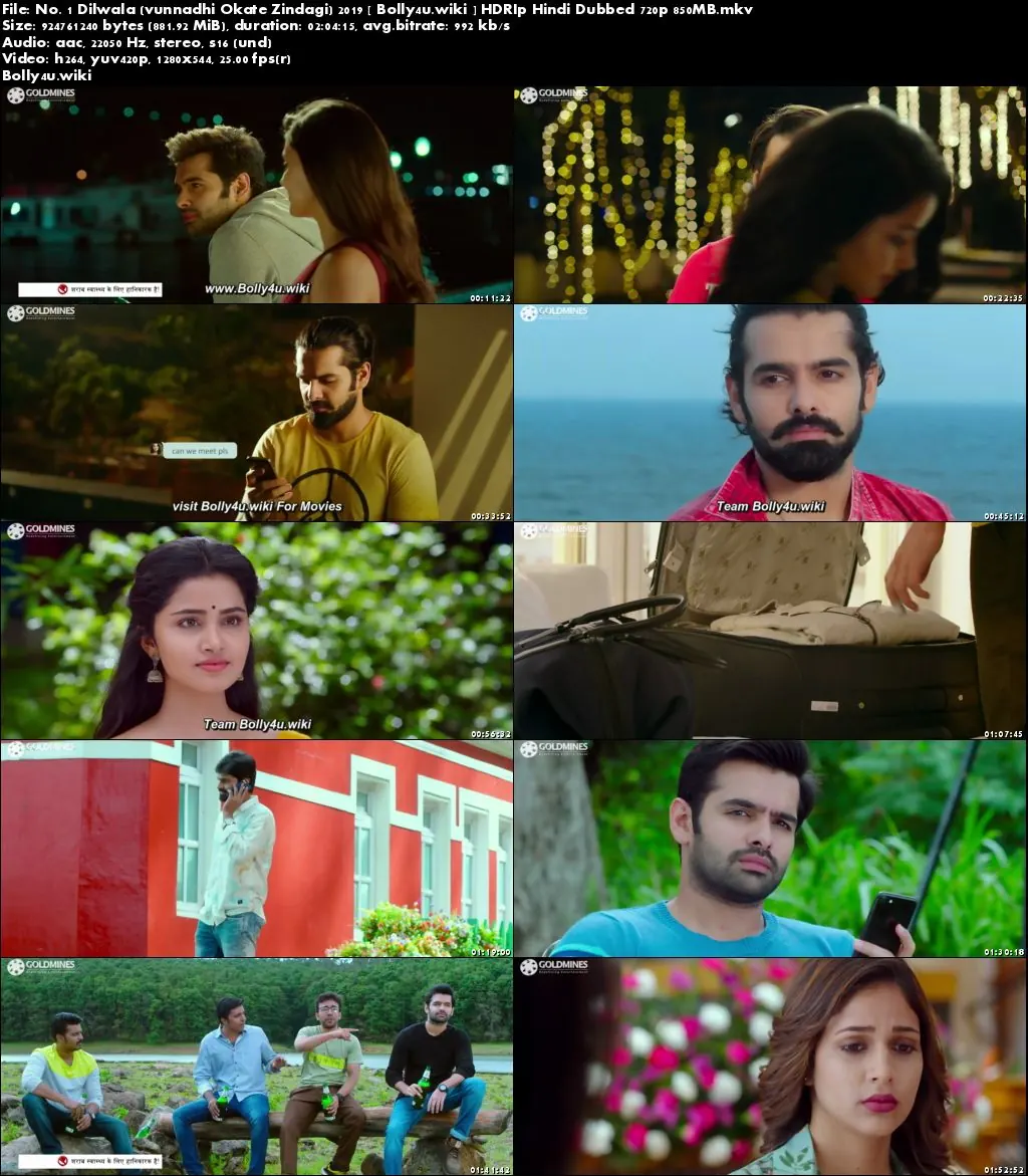 No 1 Dilwala 2019 HDRip 350MB Hindi Dubbed 480p Download