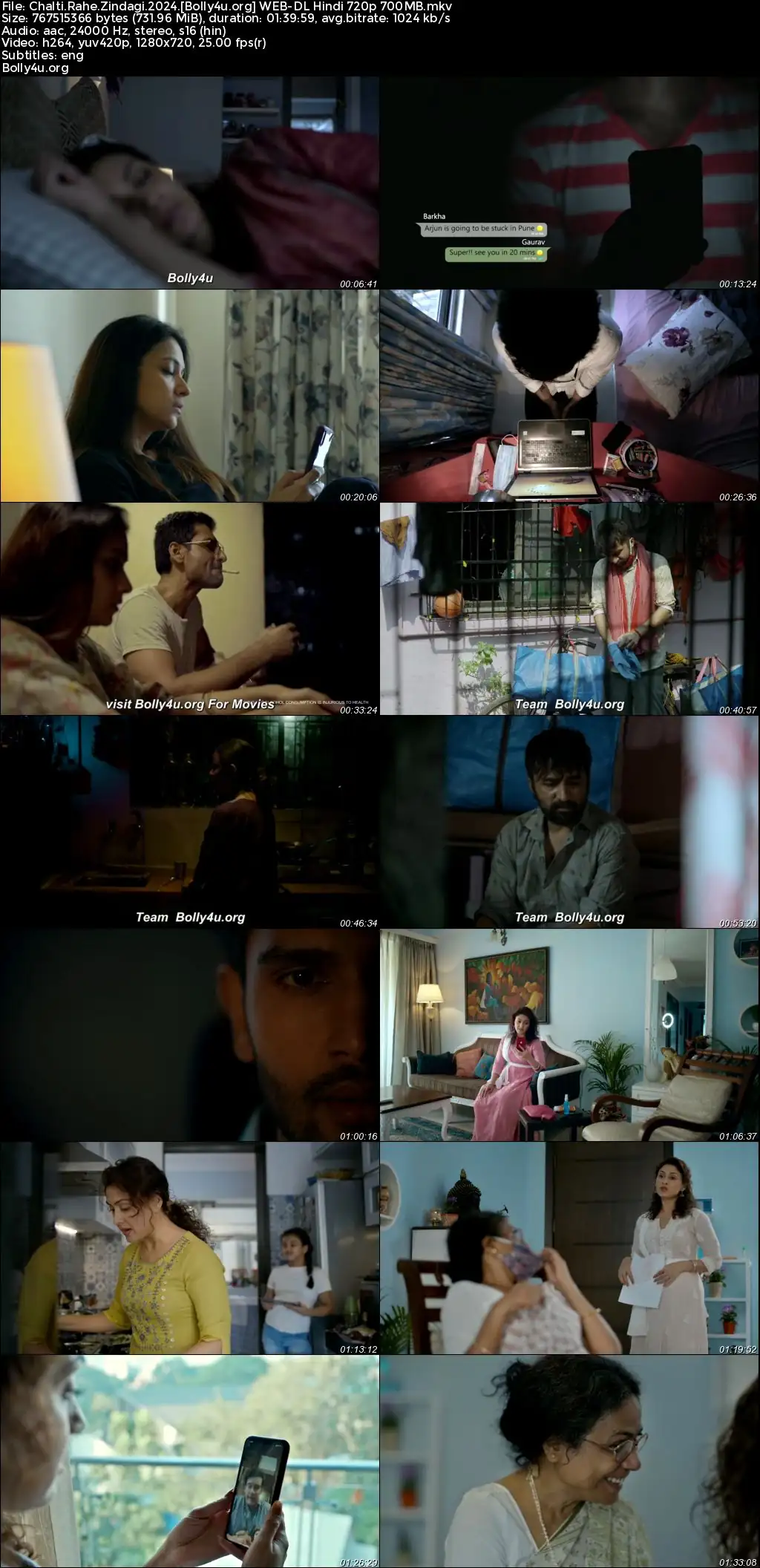 Chalti Rahe Zindagi 2024 WEB-DL Hindi Full Movie Download 1080p  720p  480p