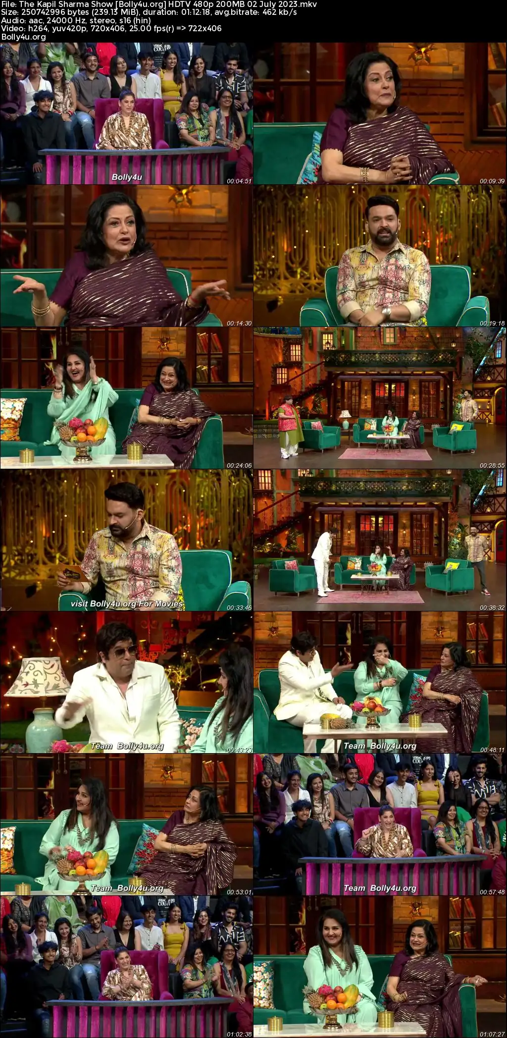 The Kapil Sharma Show HDTV 480p 200MB 02 July 2023 Download
