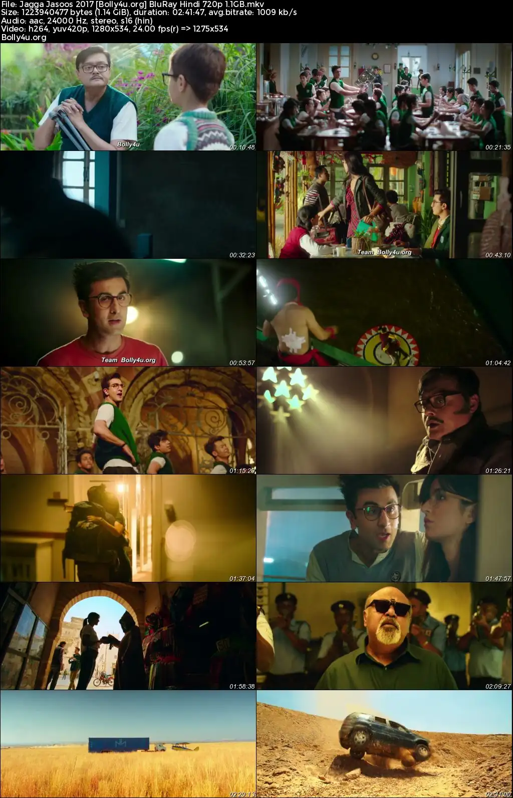 Jagga Jasoos 2017 BluRay Hindi Full Movie Download 1080p  720p  480p
