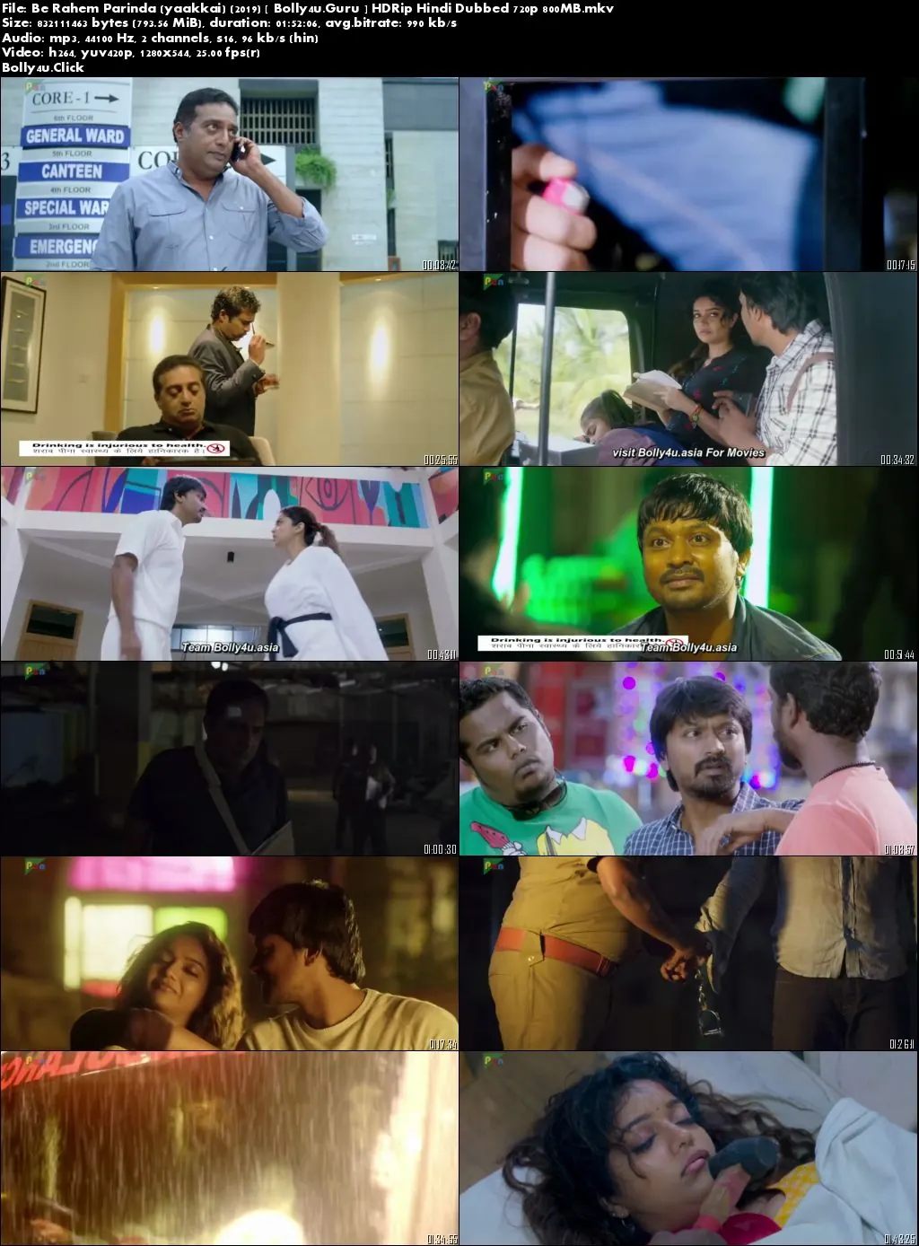 Be Rahem Parinda 2019 HDRip 800MB Hindi Dubbed 720p Download