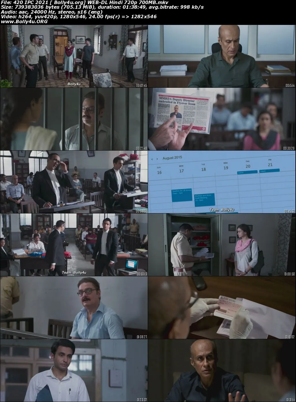 420 IPC 2021 WEB-DL 700Mb Hindi Movie Download 720p