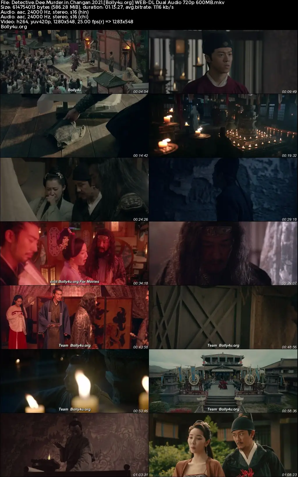 Detective Dee Murder in Changan 2021 WEB-DL Hindi Dual Audio Full Movie Download 1080p  720p  480p