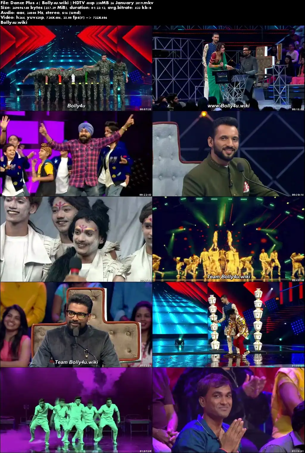 Dance Plus Season 4 HDTV 480p 250MB 26 January 2019 Download Dance Plus Season 4 HDTV 480p 250MB 26 January 2019 Download