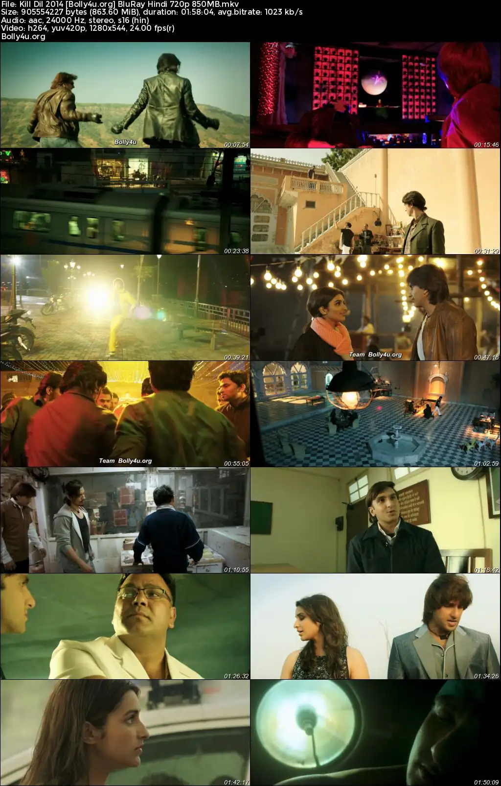 Kill Dil 2014 BluRay Hindi Full Movie Download 1080p  720p  480p