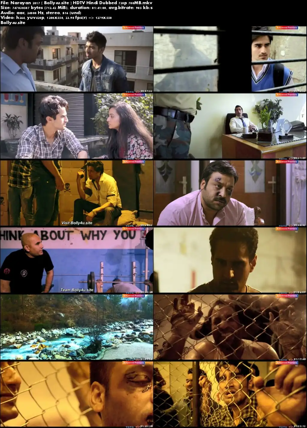 Narayan 2017 HDTV 700MB Hindi Dubbed 720p Download