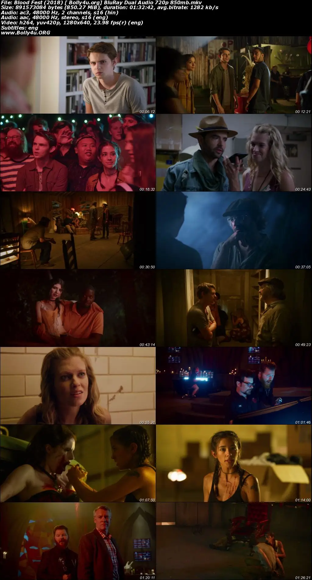 Blood Fest 2018 BuRay 300Mb Hindi Dual Audio 480p Download