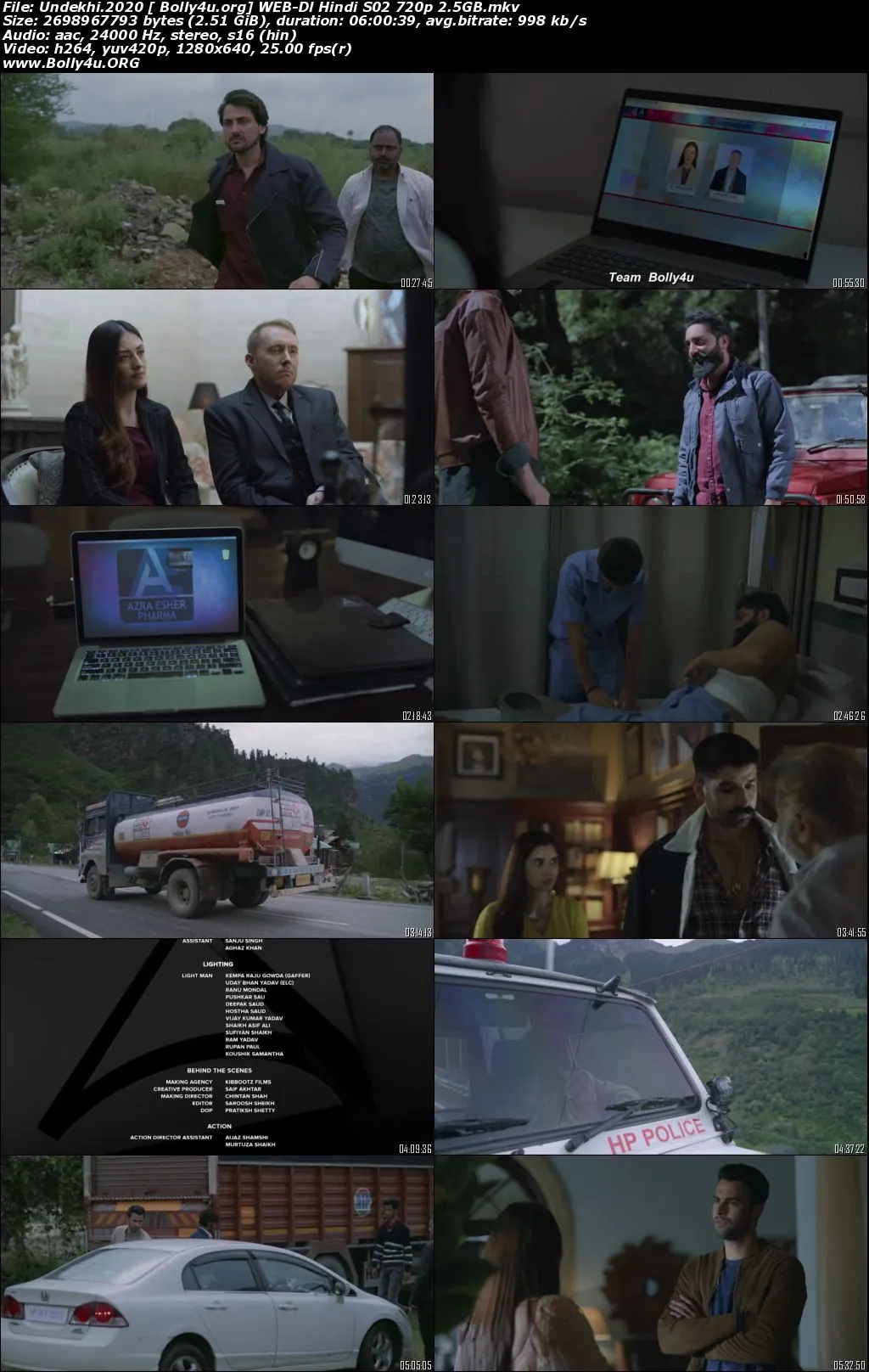 Undekhi 2022 WEB-DL Hindi S02 Complete Download 720p  480p