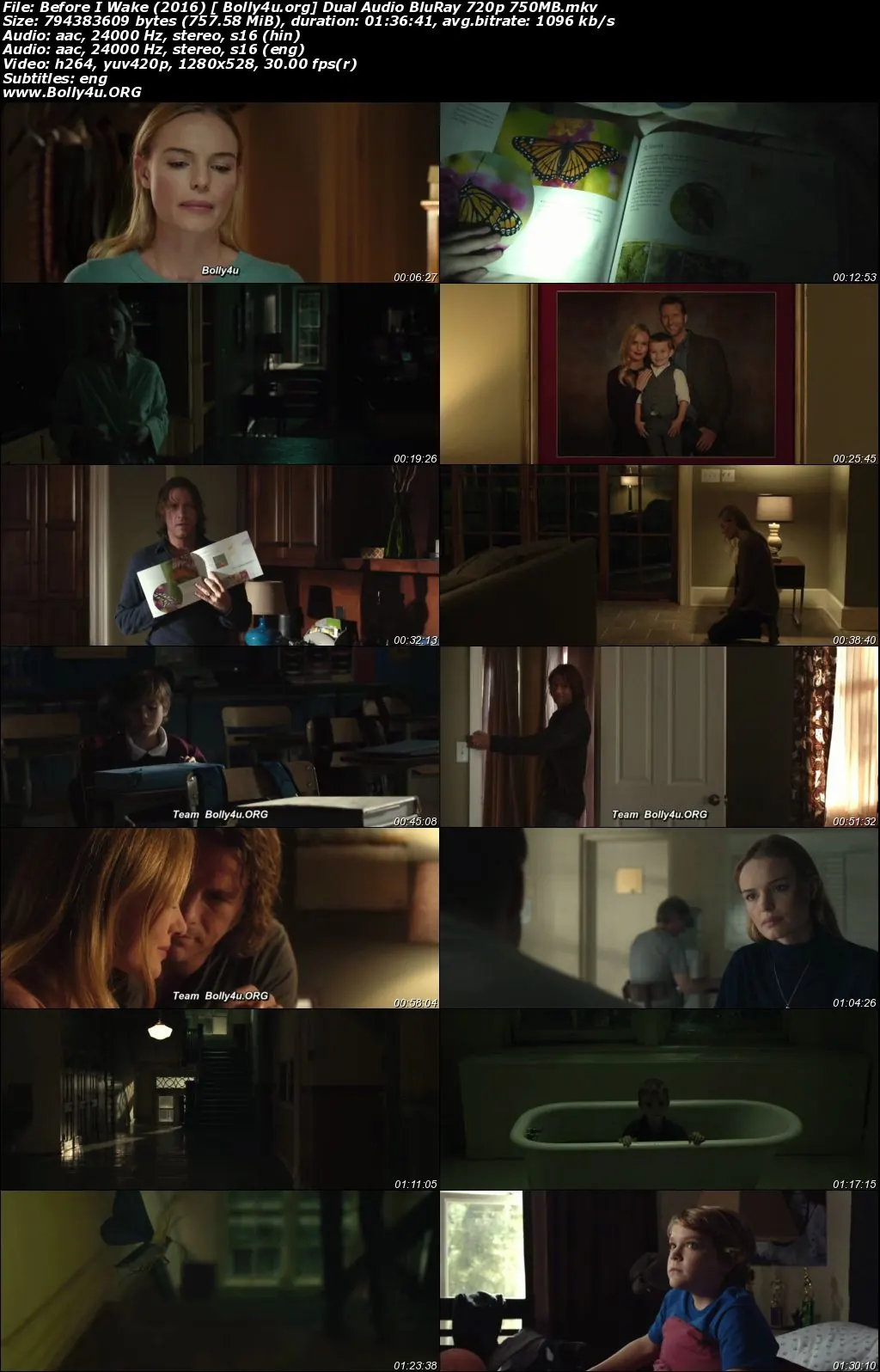 Before I Wake 2016 BluRay 750MB Hindi Dual Audio 720p Download