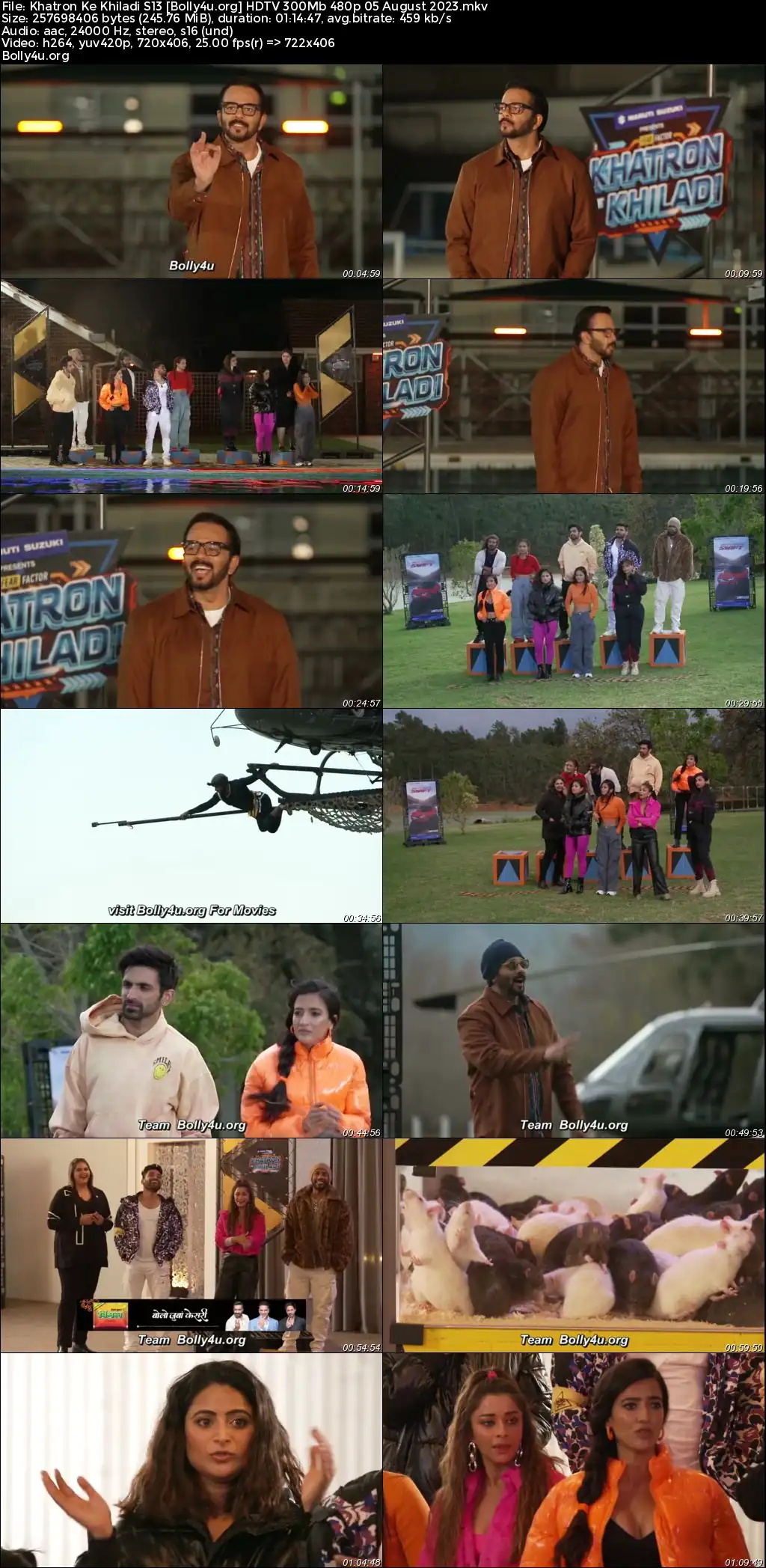 Khatron Ke Khiladi S13 HDTV 300Mb 480p 05 August 2023 Download