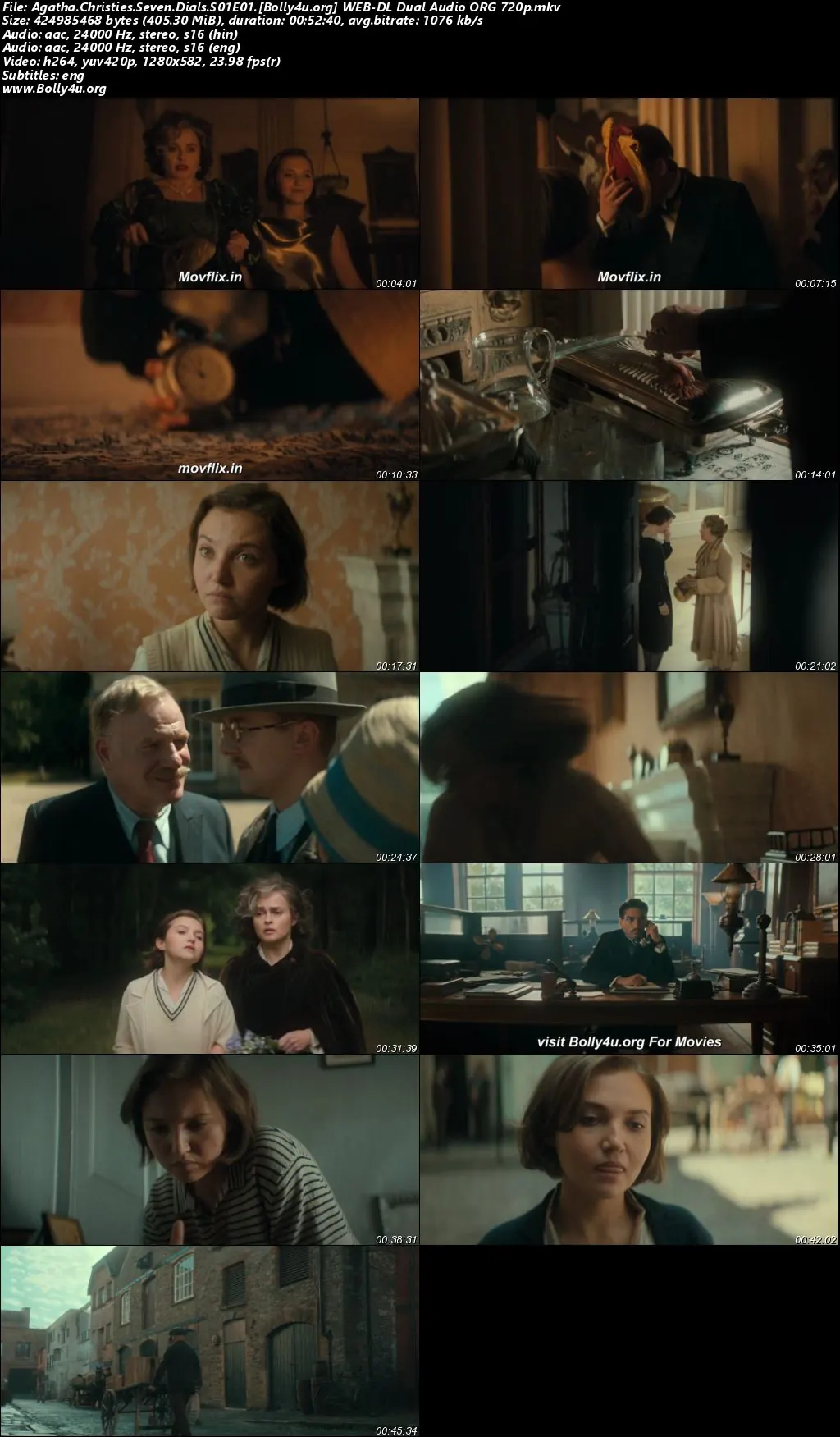 Agatha Christies Seven Dials 2026 WEB-DL Hindi Dual Audio ORG S01 Complete Download 720p  480p