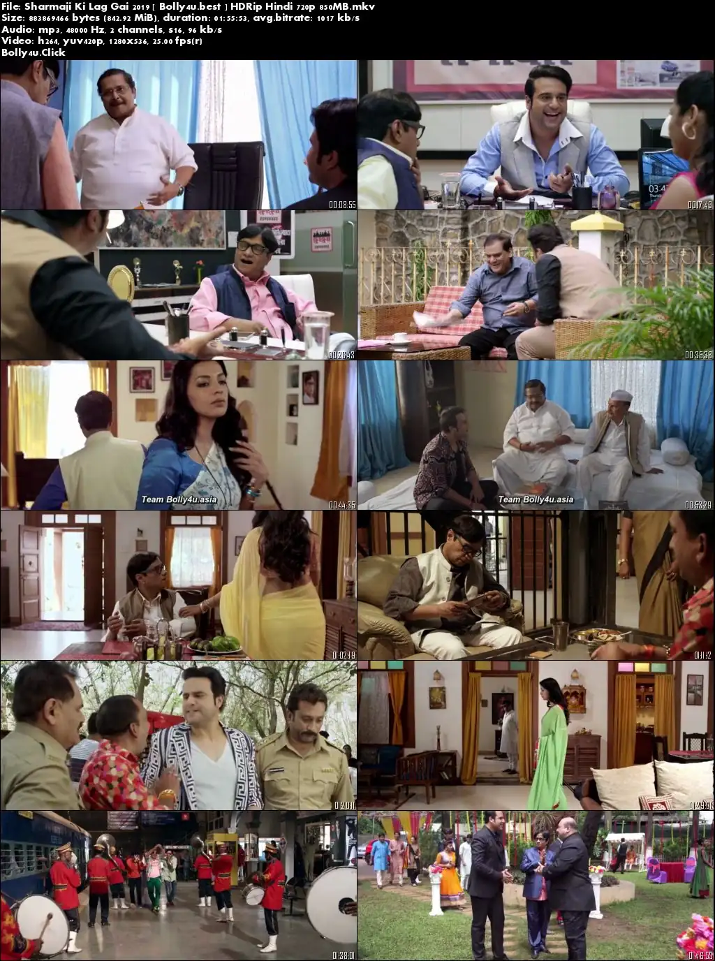 Sharmaji Ki Lag Gai 2019 HDRip 350Mb Full Hindi Movie Download 480p