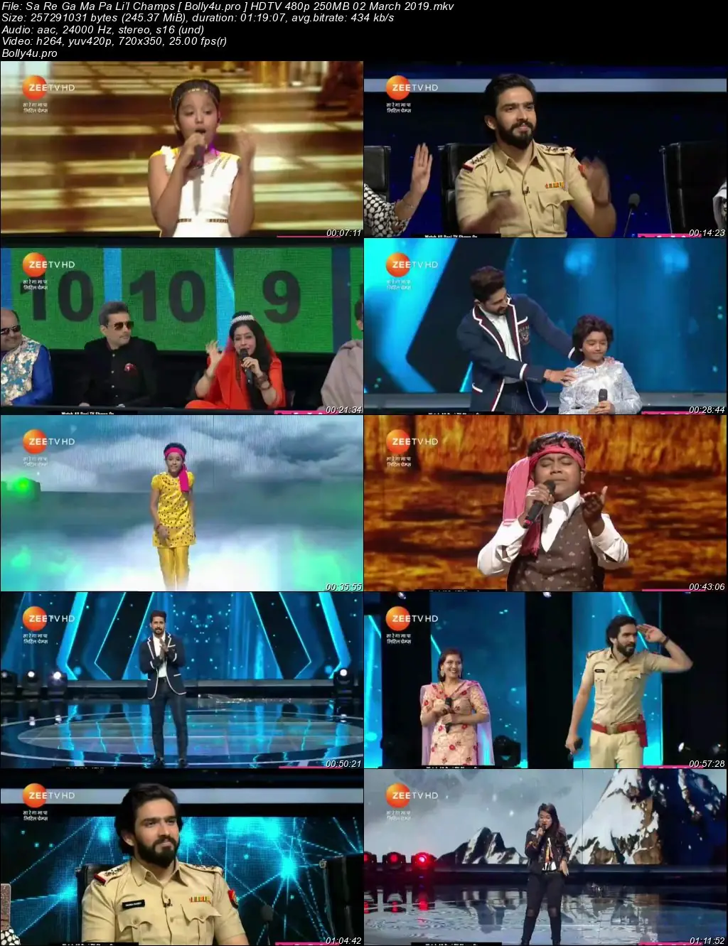 Sa Re Ga Ma Pa Lil Champs HDTV 480p 250MB 02 March 2019 Download Sa Re Ga Ma Pa Lil Champs HDTV 480p 250MB 02 March 2019 Download
