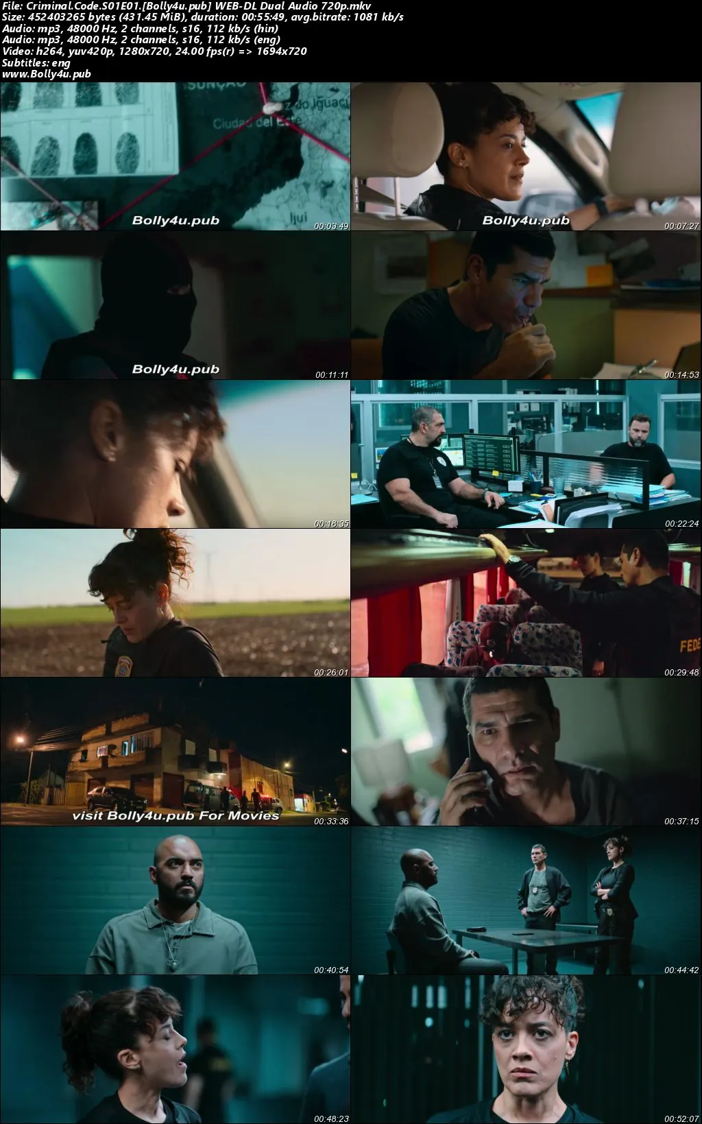 Criminal Code 2023 WEB-DL Hindi Dual Audio ORG S01 Complete Download 720p  480p