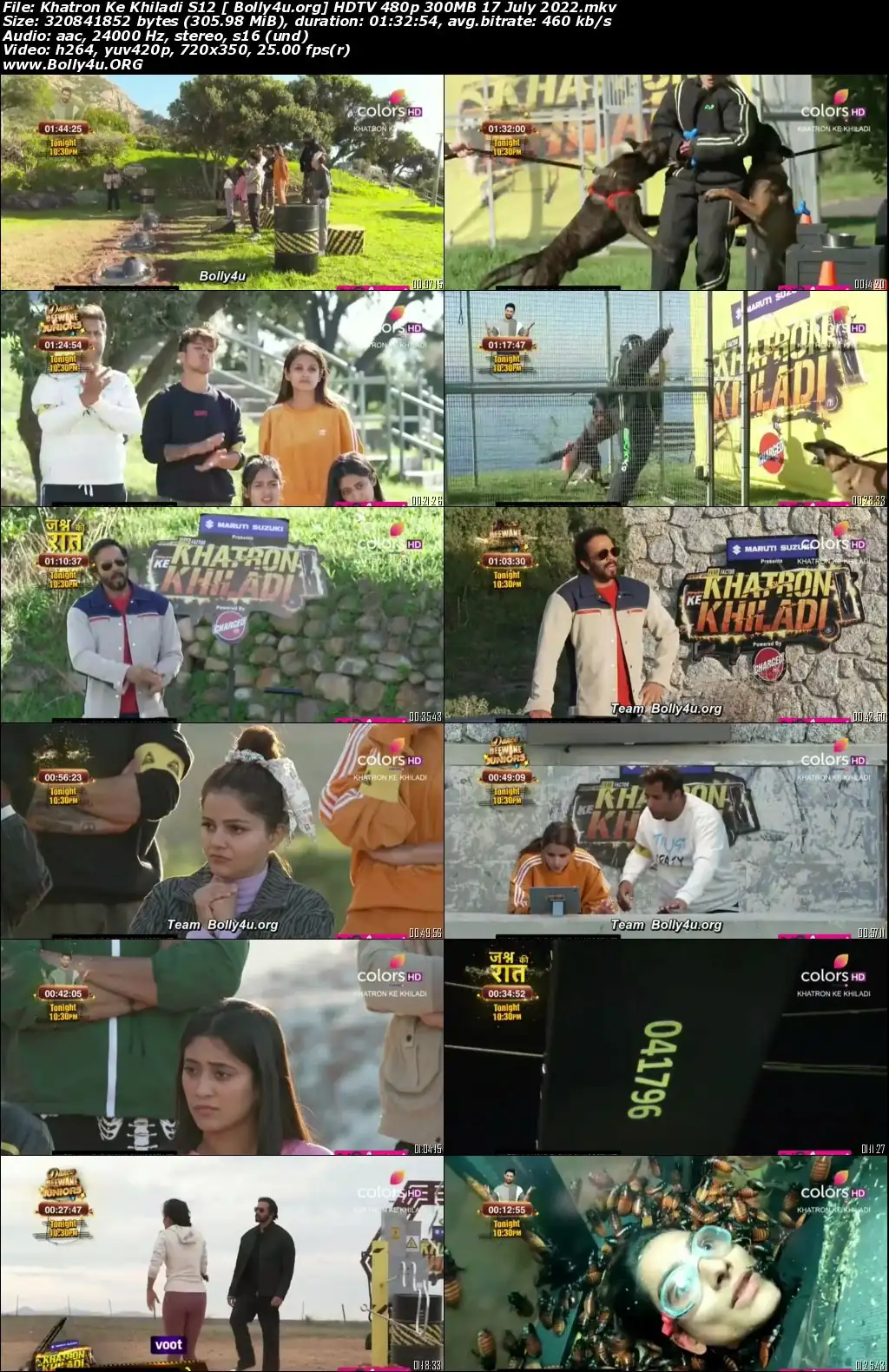 Khatron Ke Khiladi S12 HDTV 480p 300MB 17 July 2022 Download