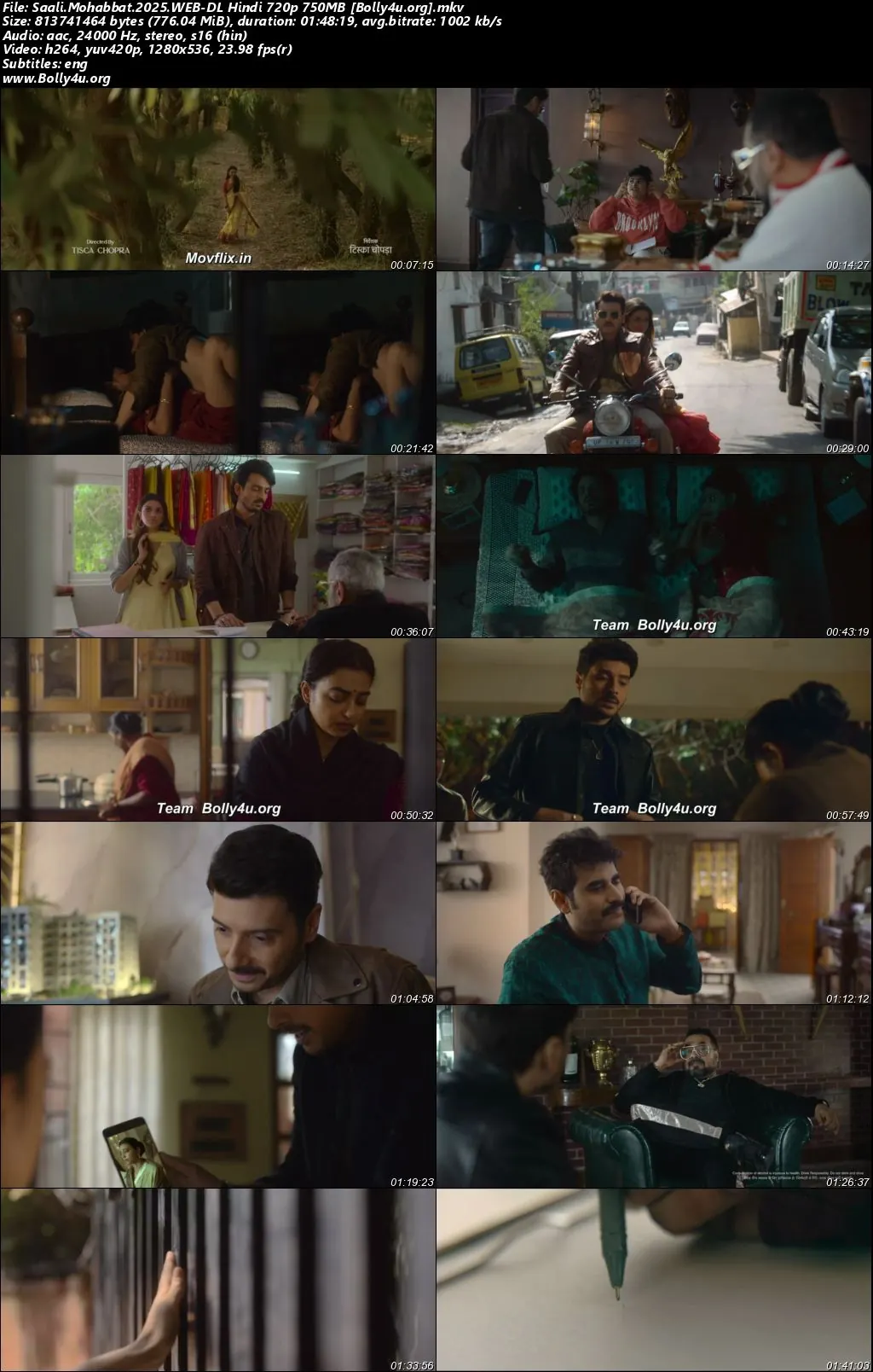 Saali Mohabbat 2025 WEB-DL Hindi Full Movie Download 1080p  720p  480p