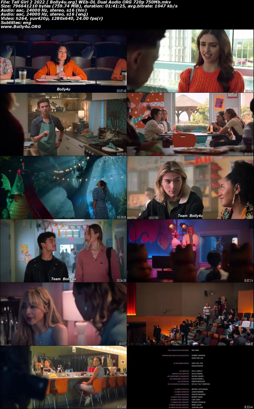 Tall Girl 2 2022 WEB-DL Hindi Dual Audio ORG Download 720p  480p