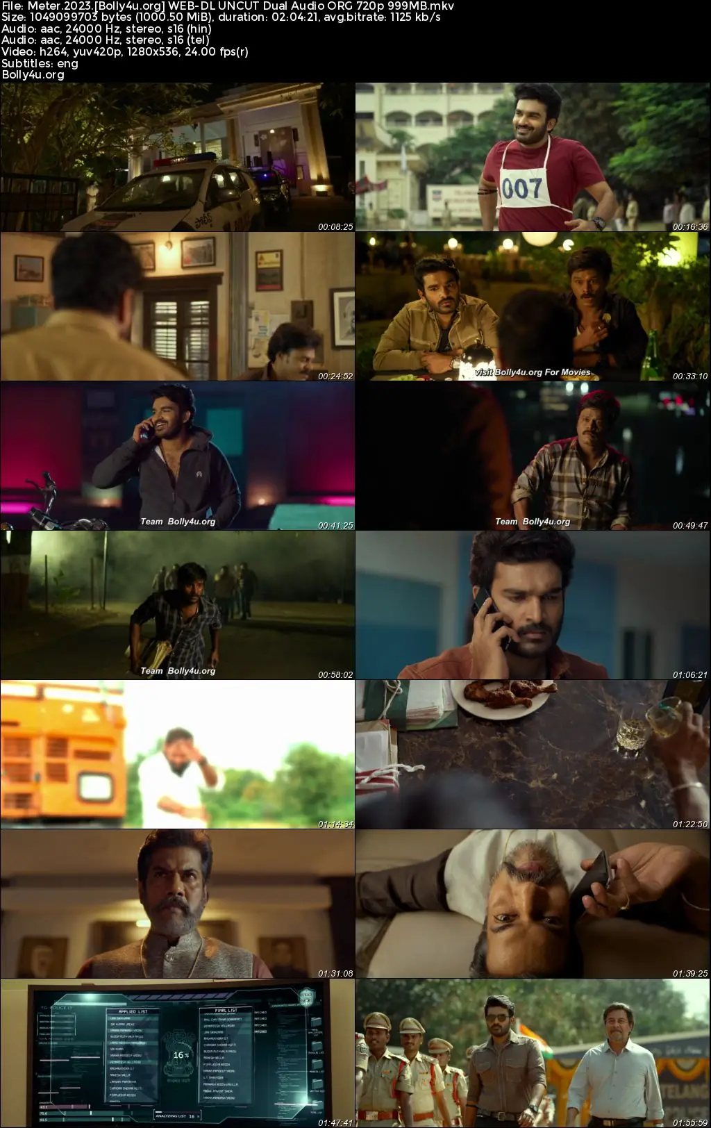 Meter 2023 WEB-DL UNCUT Hindi Dual Audio ORG Full Movie Download 1080p  720p  480p