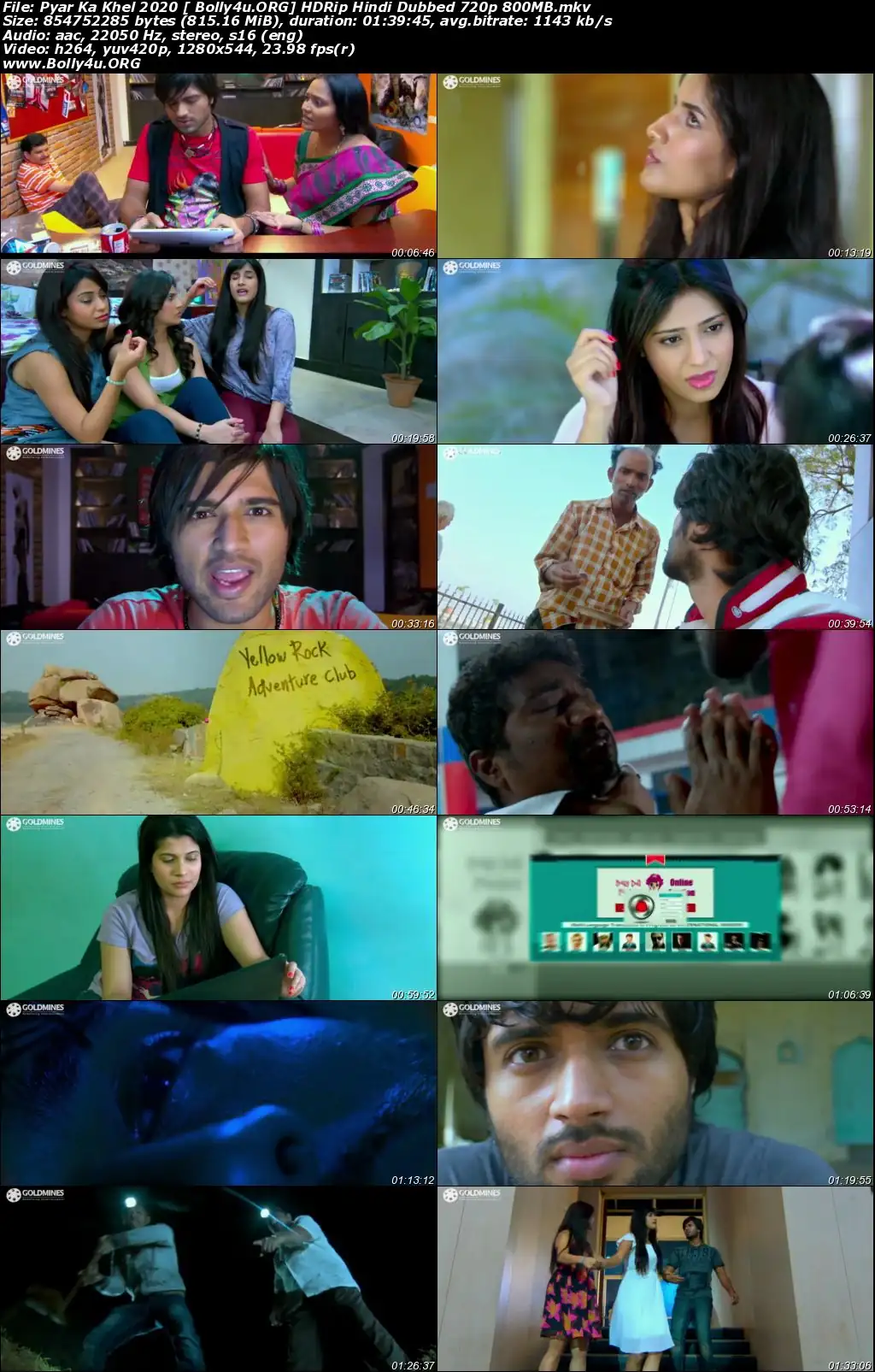 Pyar Ka Khel 2020 HDRip 300Mb Hindi Dubbed 480p Download