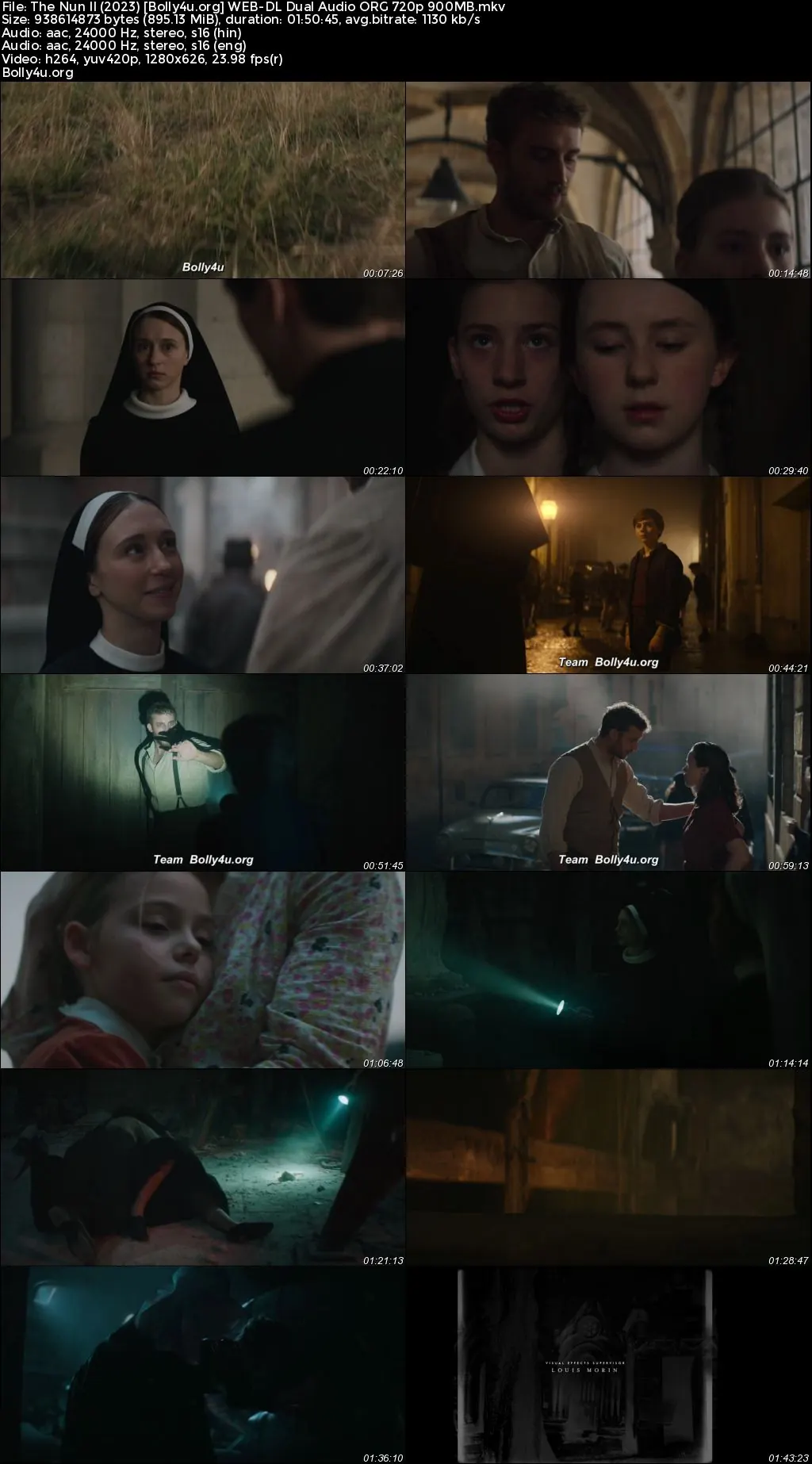 The Nun II 2023 WEB-DL Hindi Dual Audio ORG Full Movie Download 1080p  720p  480p