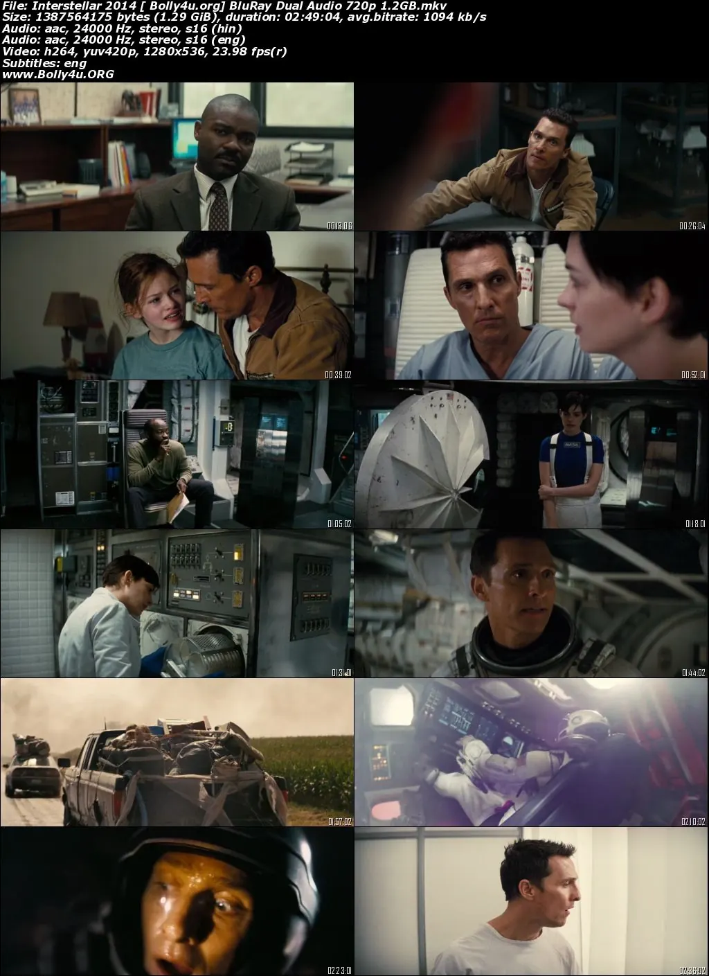 Interstellar 2014 BluRay 500Mb Hindi Dual Audio ORG 480p Download Interstellar 2014 BluRay 500Mb Hindi Dual Audio ORG 480p Download
