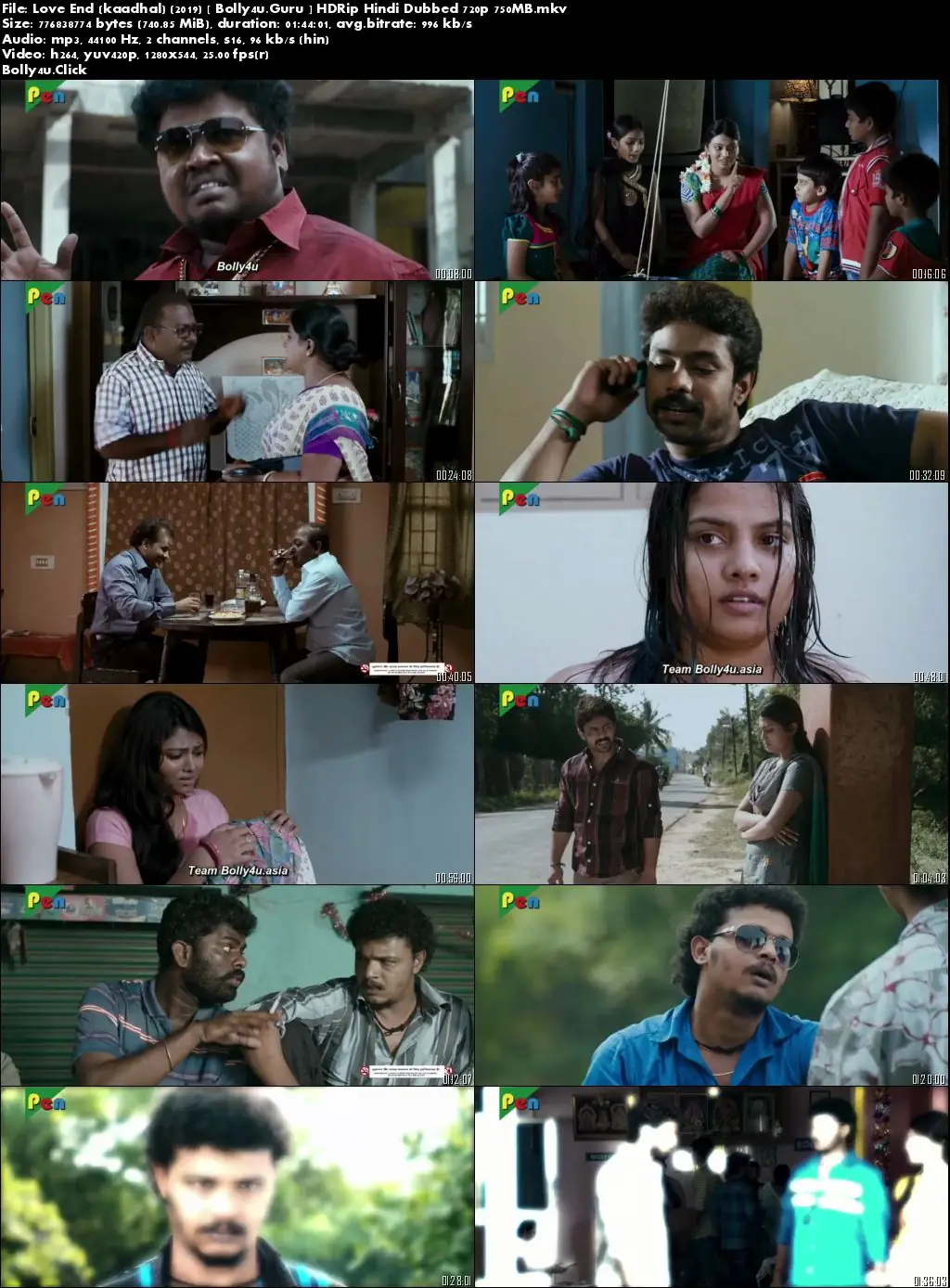 Love End 2019 HDRip 300MB Hindi Dubbed 480p Download