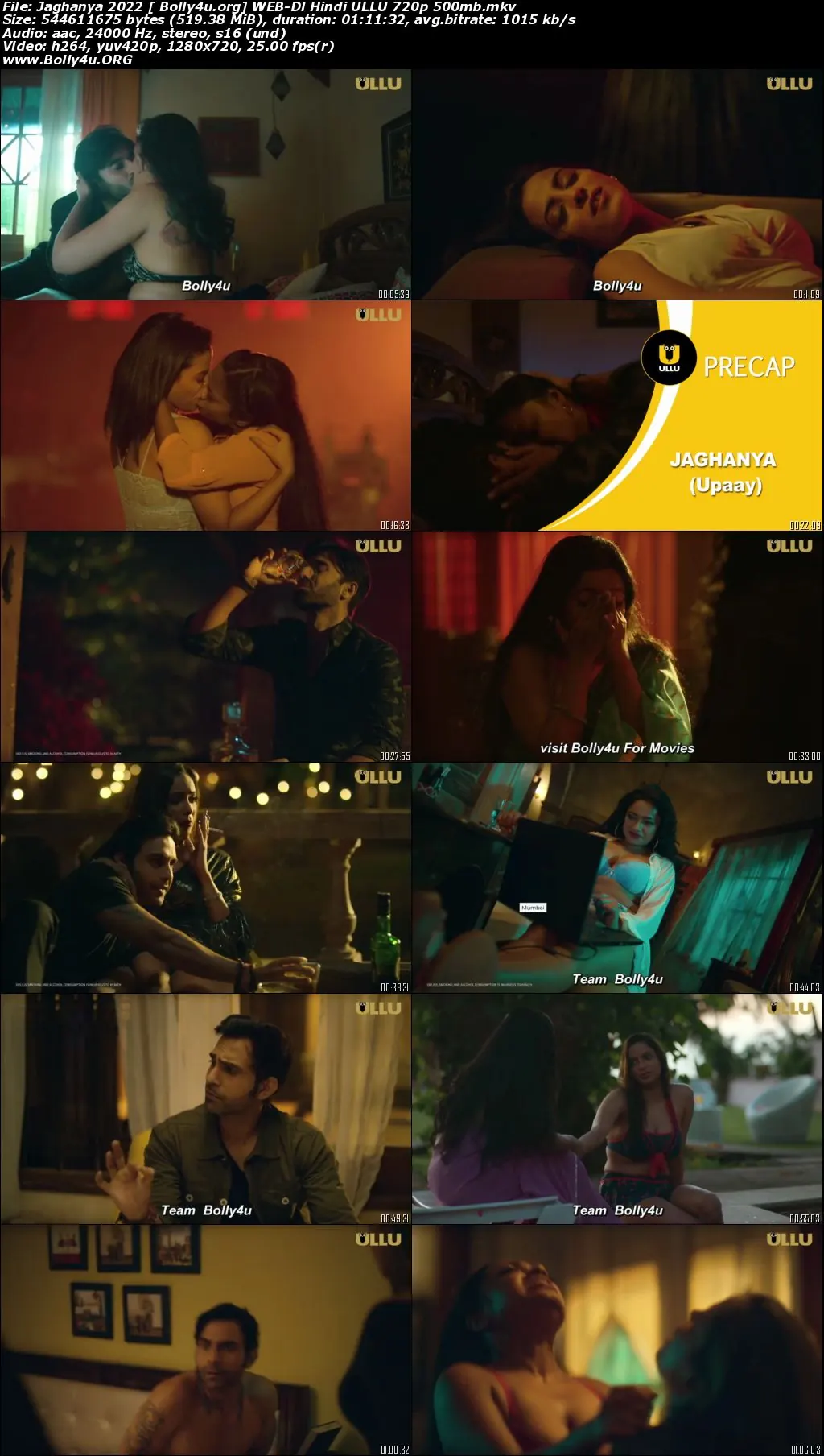 Jaghanya 2022 WEB-DL 500Mb Hindi ULLU 720p Download